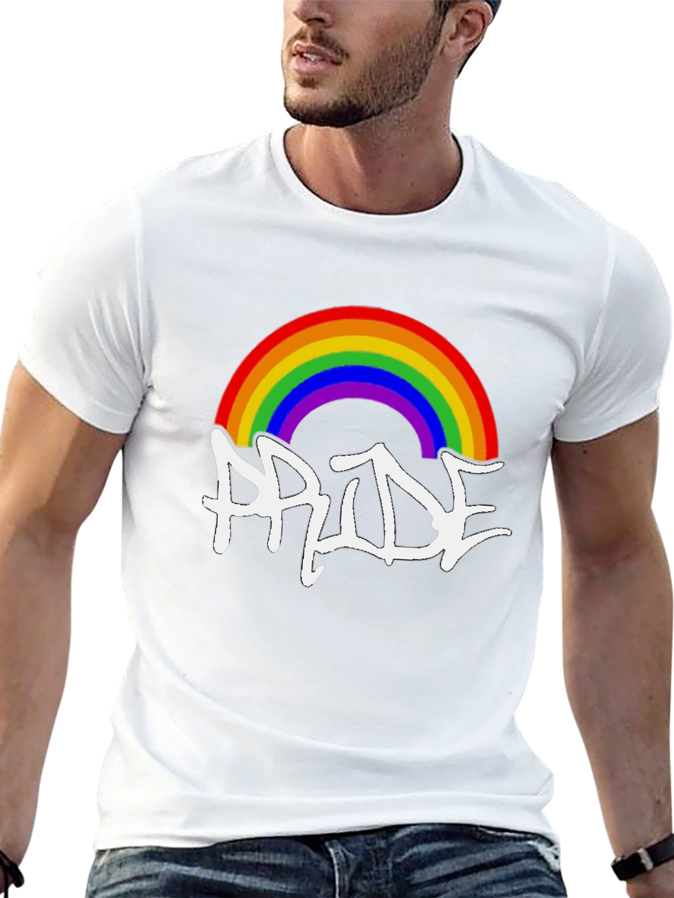 Pride Rainbow Graphic T-Shirt