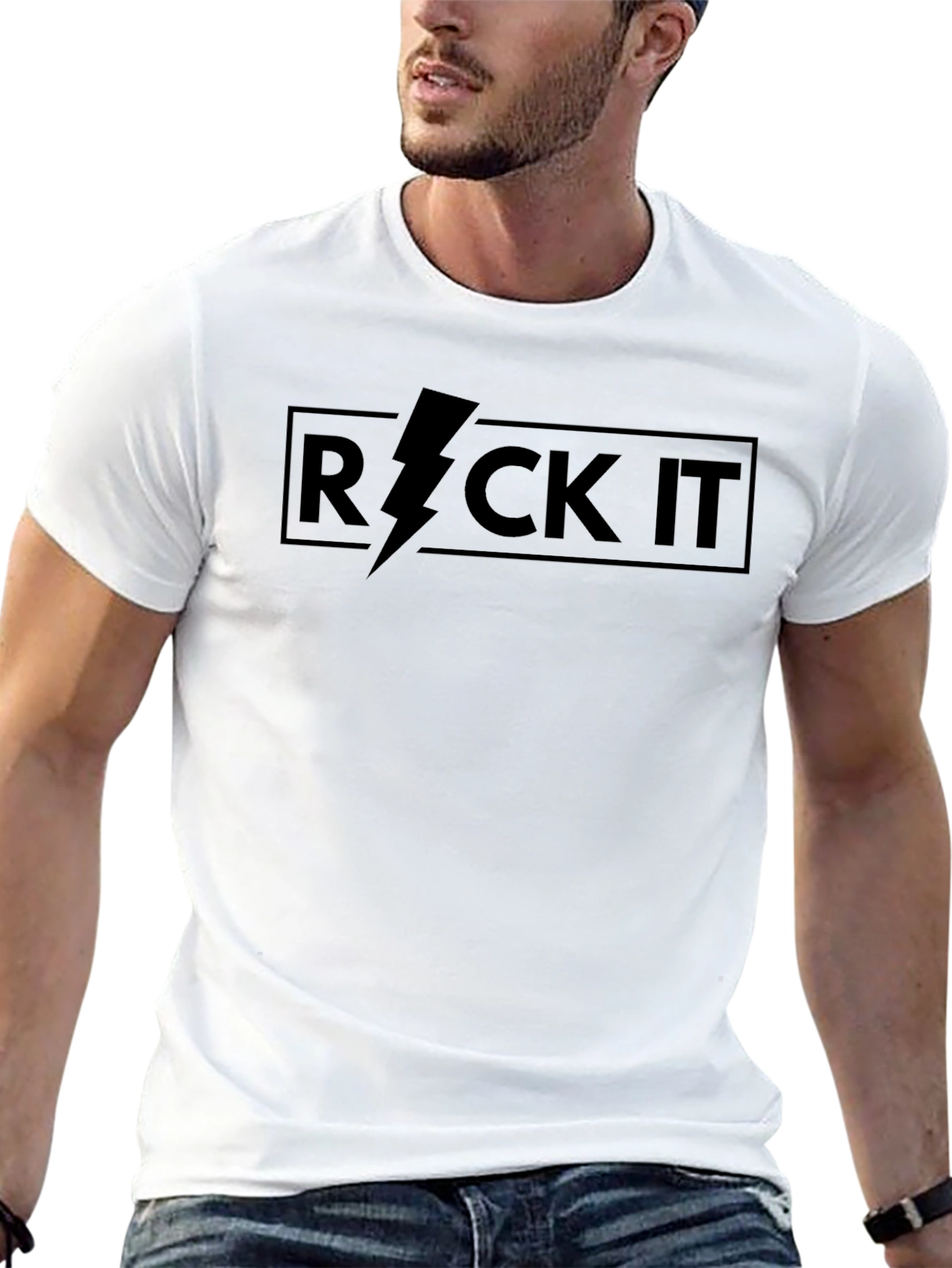 Rock It T-Shirt - Black - Graphic Tee