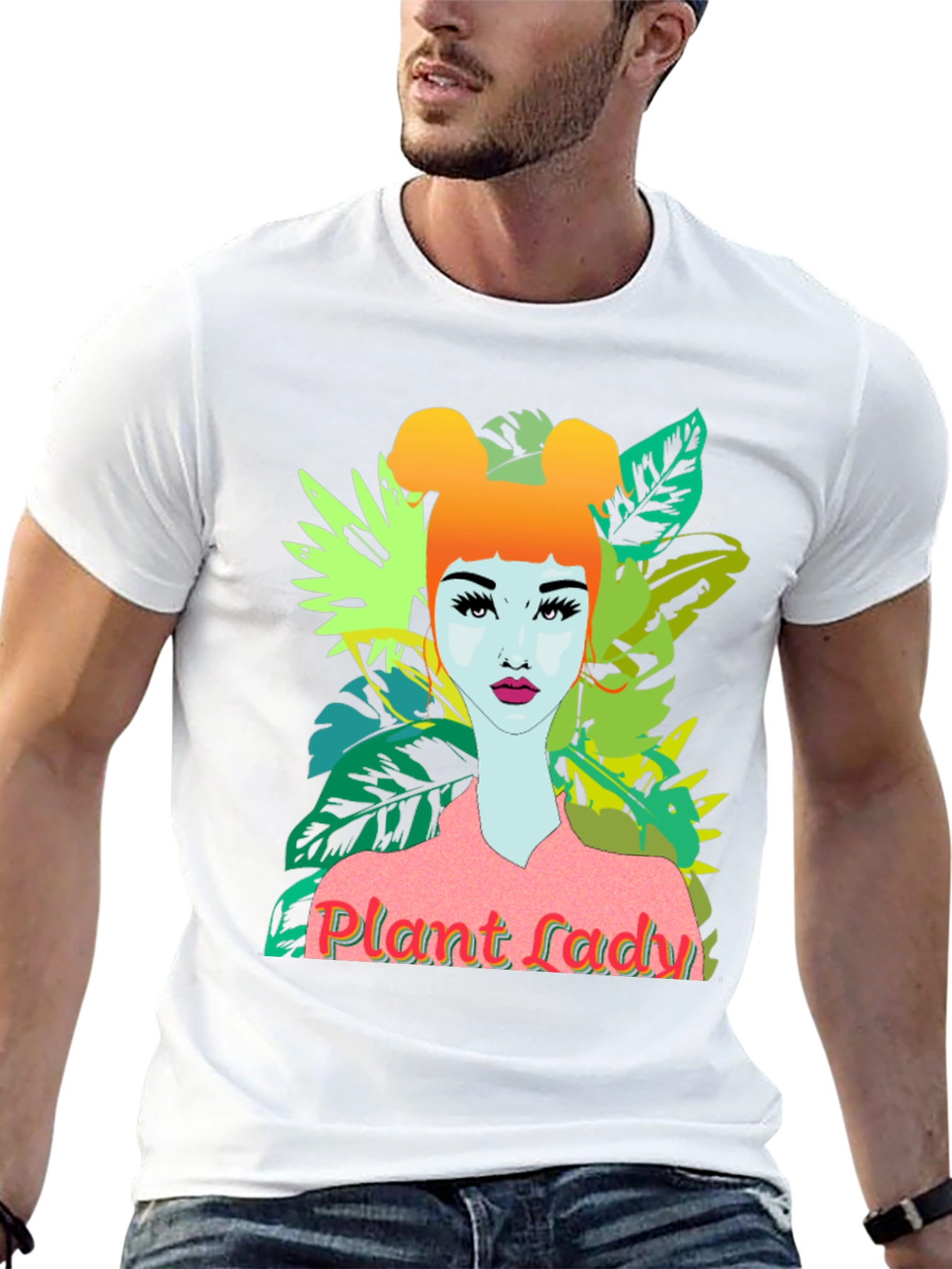 Plant Lady Graphic Tee - Funky Womens T-Shirt