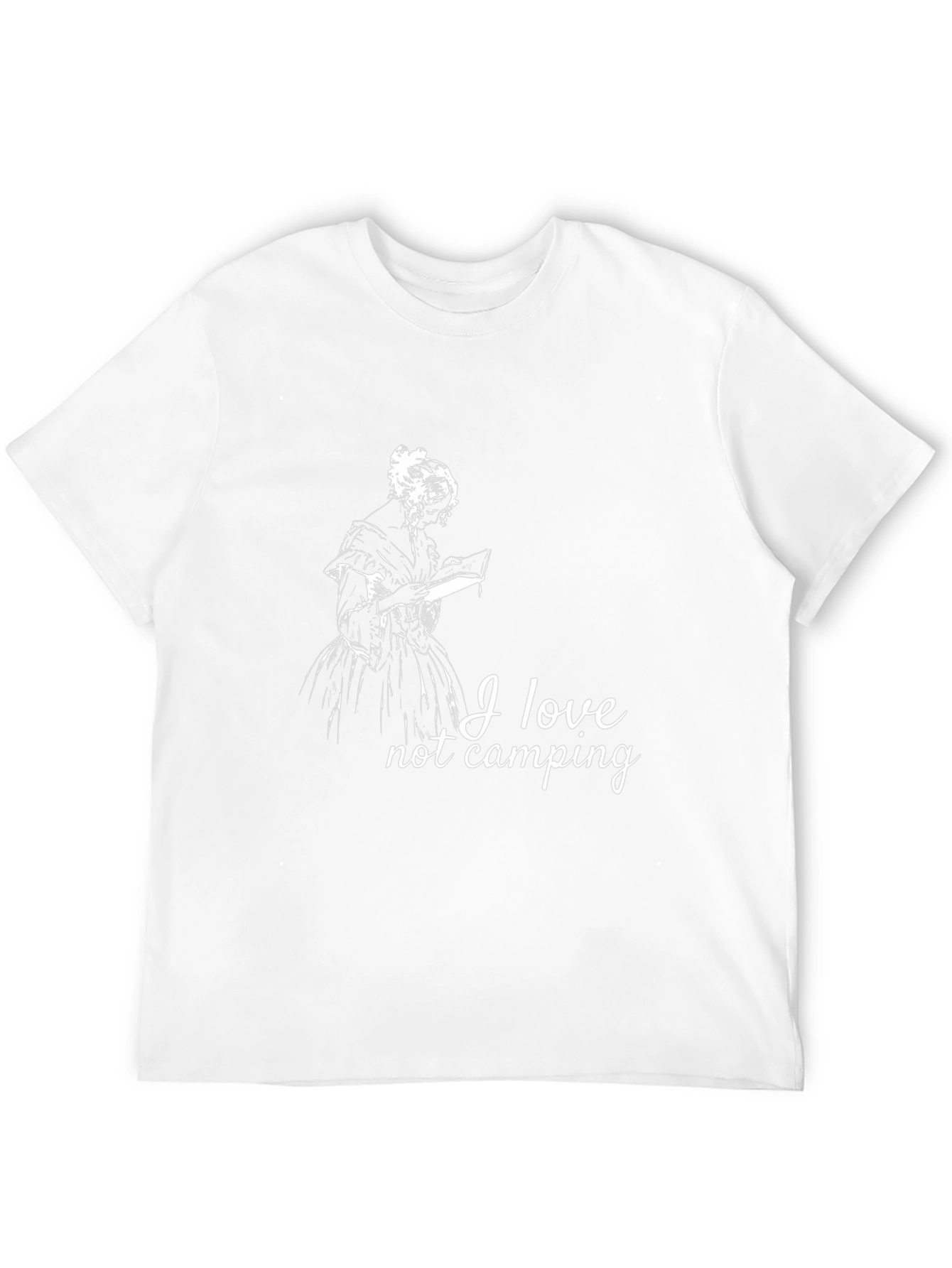 I Love Not Camping Graphic Tee