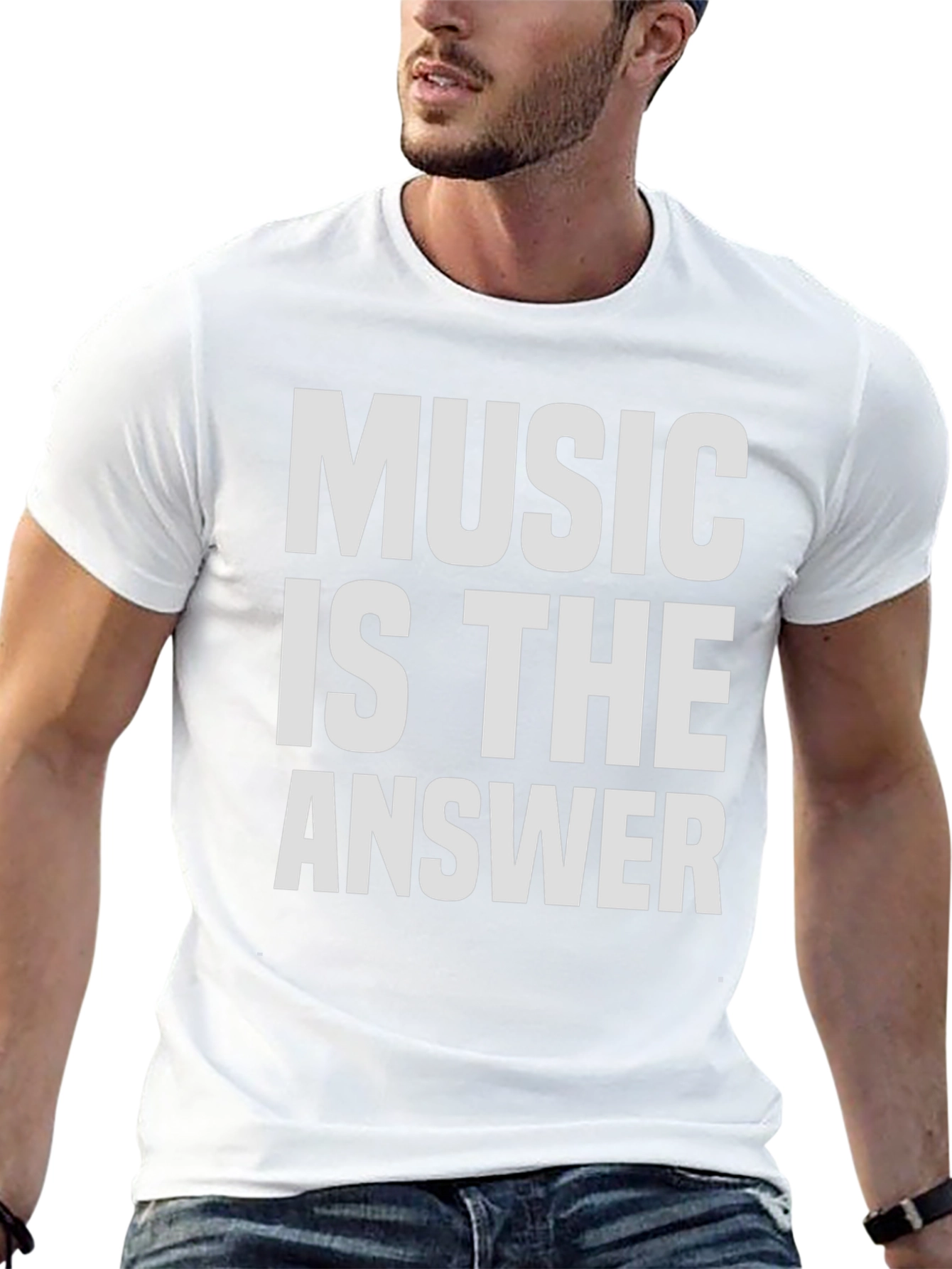 Music Is The Answer Graphic T-Shirt