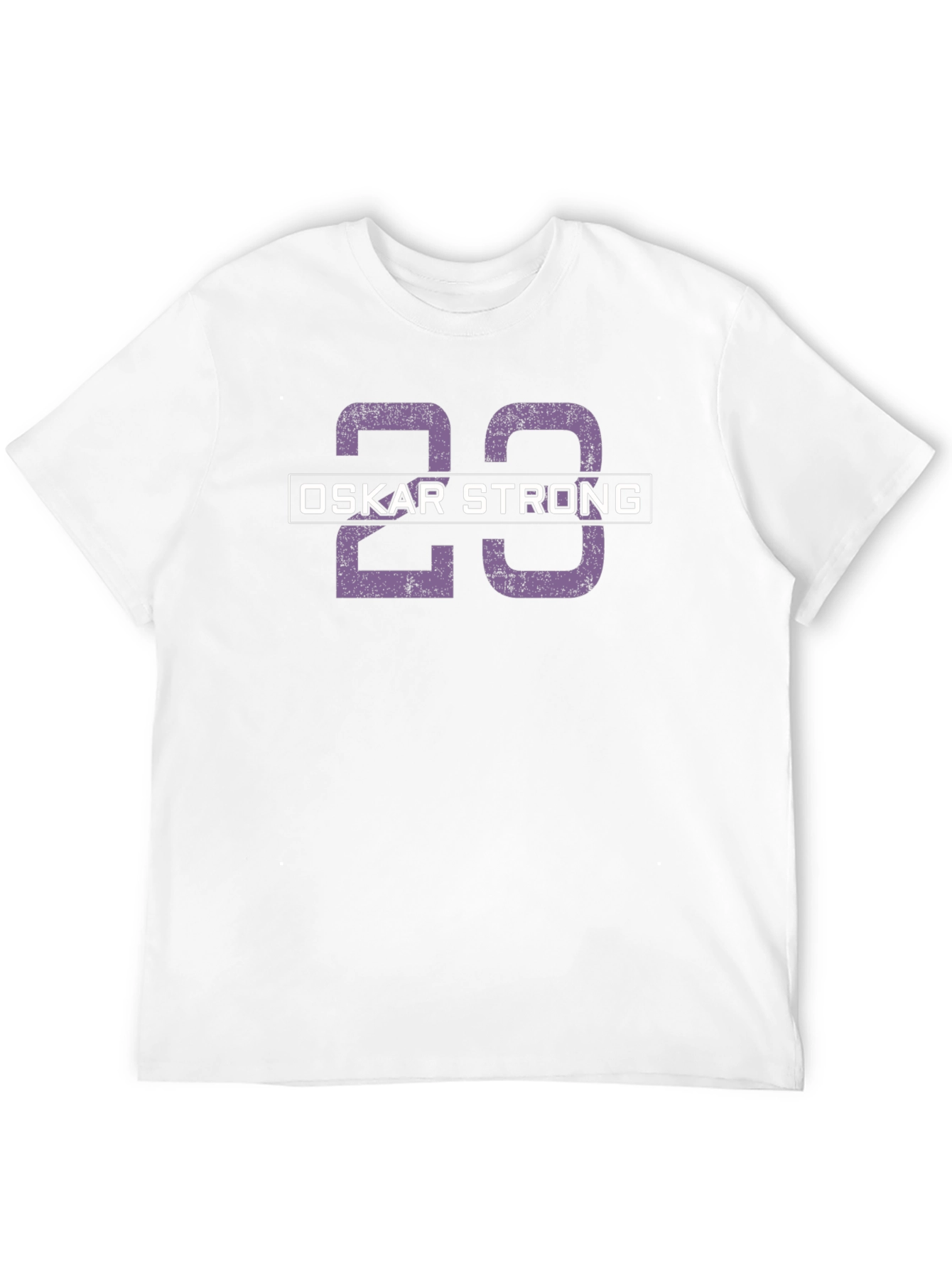 Oskar Strong 23 Black Graphic T-Shirt