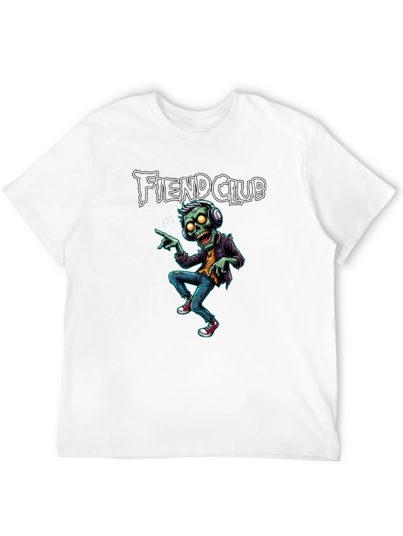Fiend Club Zombie Graphic Black T-Shirt