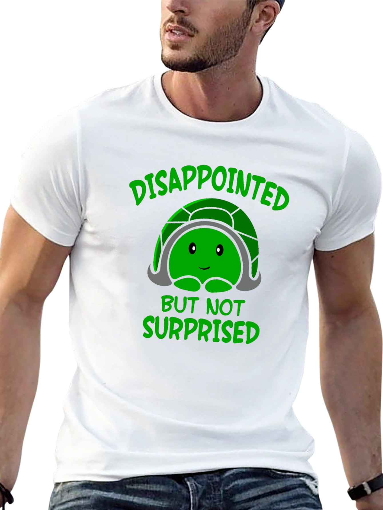 Disappointed But Not Surprised Turtle Graphic T-Shirt