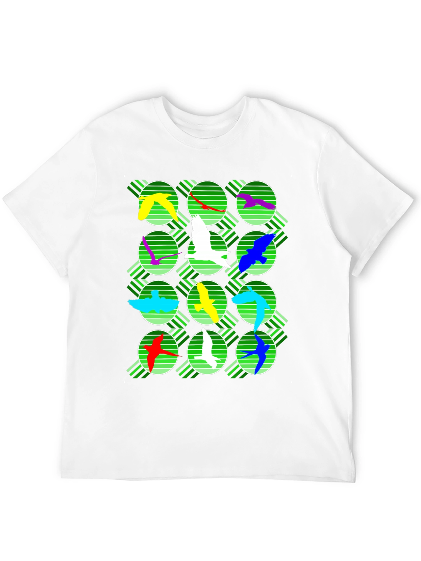 Retro Bird Circle Graphic Tee
