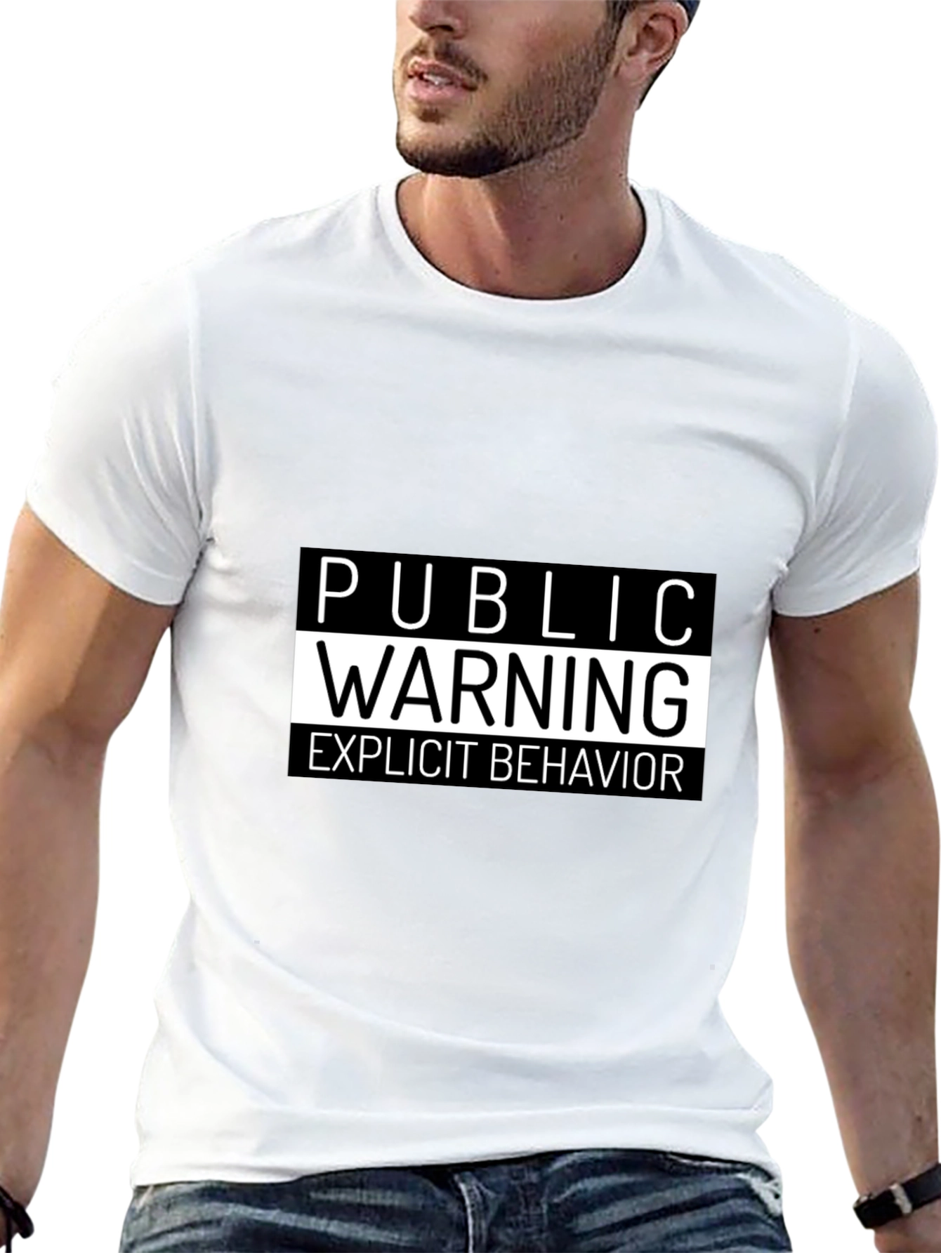Public Warning Explicit Behavior T-Shirt