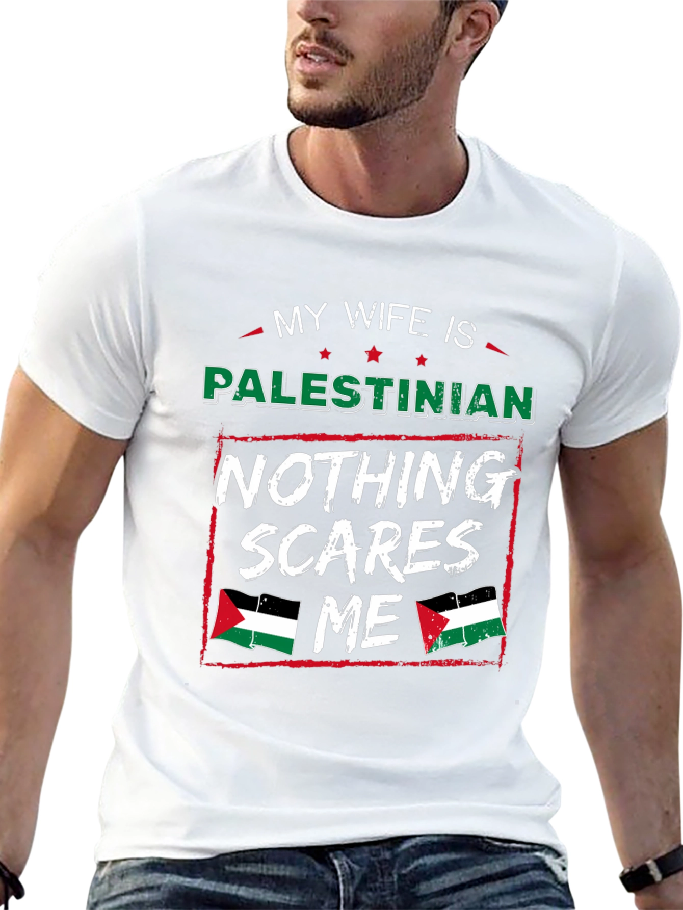 My Wife is Palestinian Mens T-Shirt