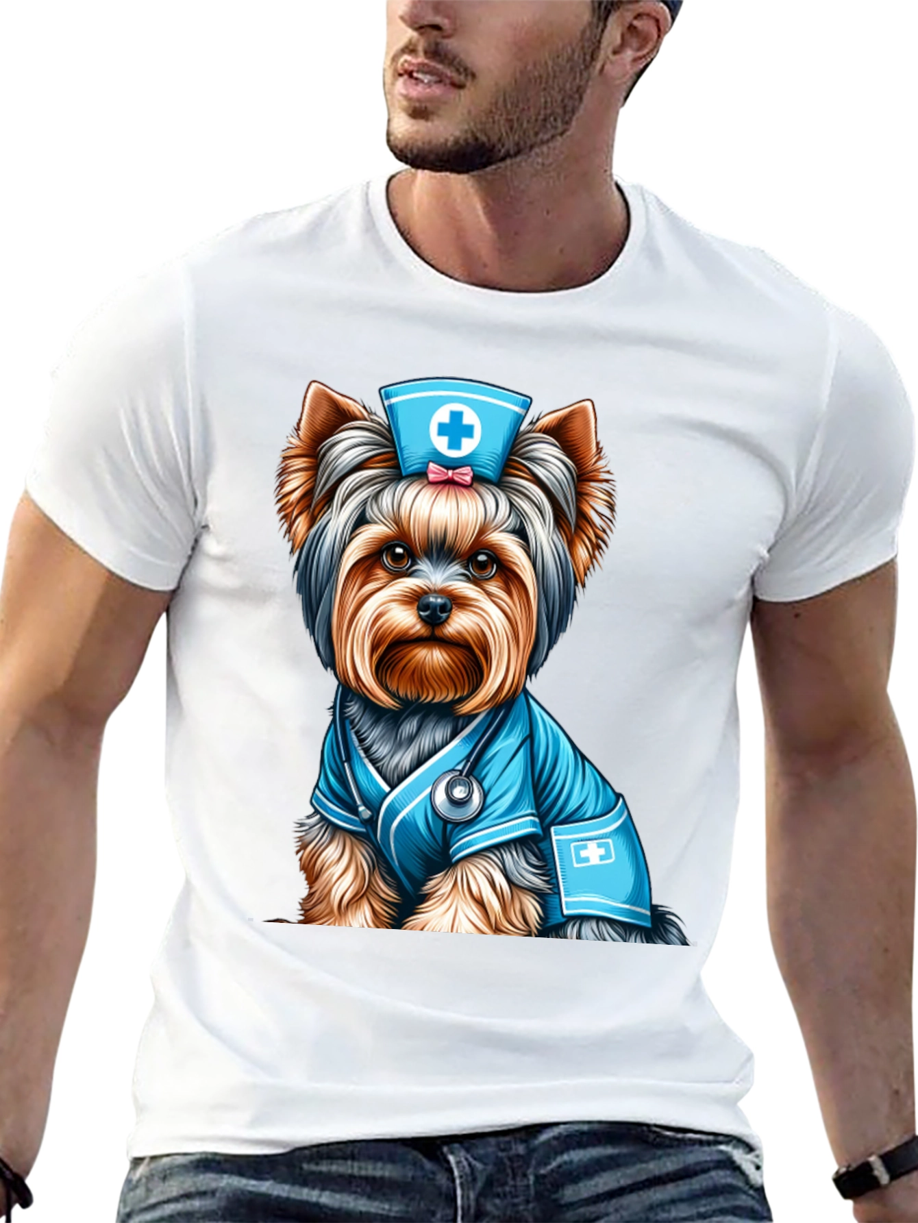 Nurse Dog T-Shirt - Cute Animal Lover Apparel
