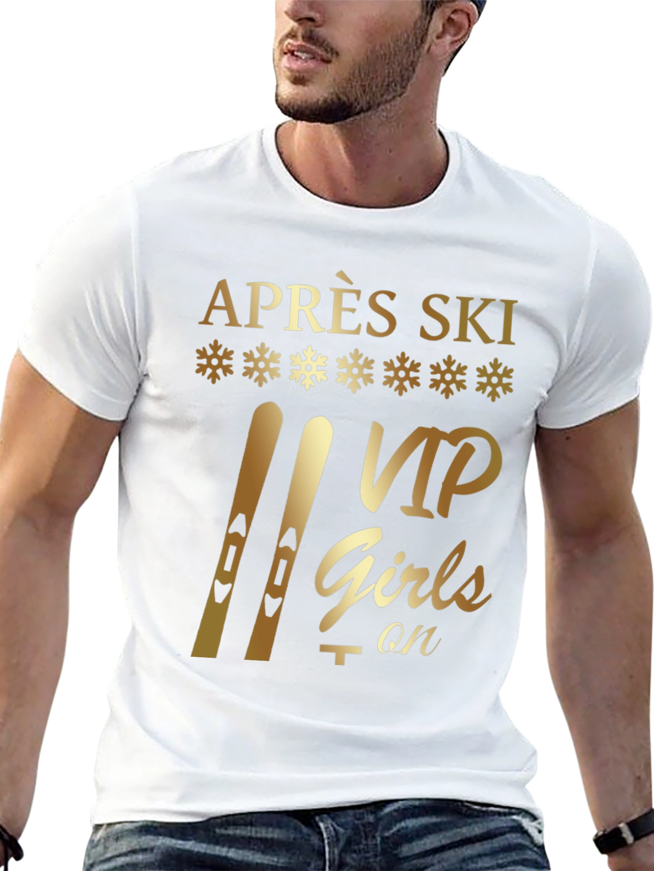 Après Ski VIP Girls On T-Shirt - Black
