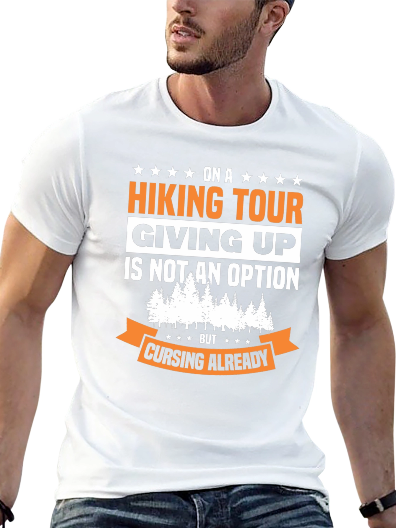 Funny Hiking Tour Graphic T-Shirt
