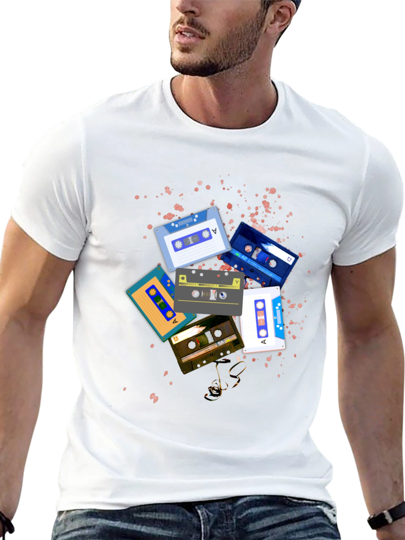 Retro Cassette Tape Graphic Tee