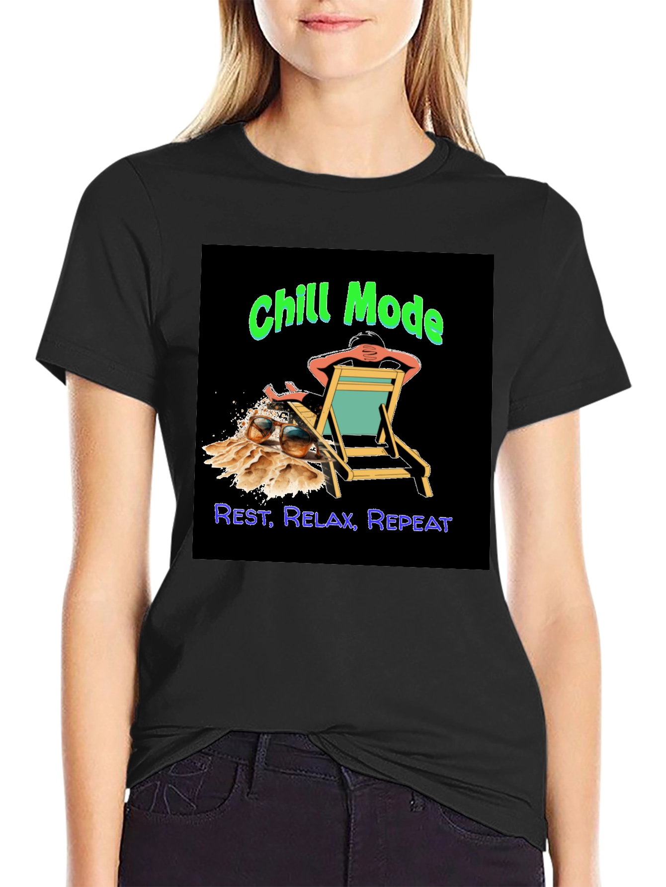 Chill Mode Relax Tee - Vacation Vibes T-Shirt