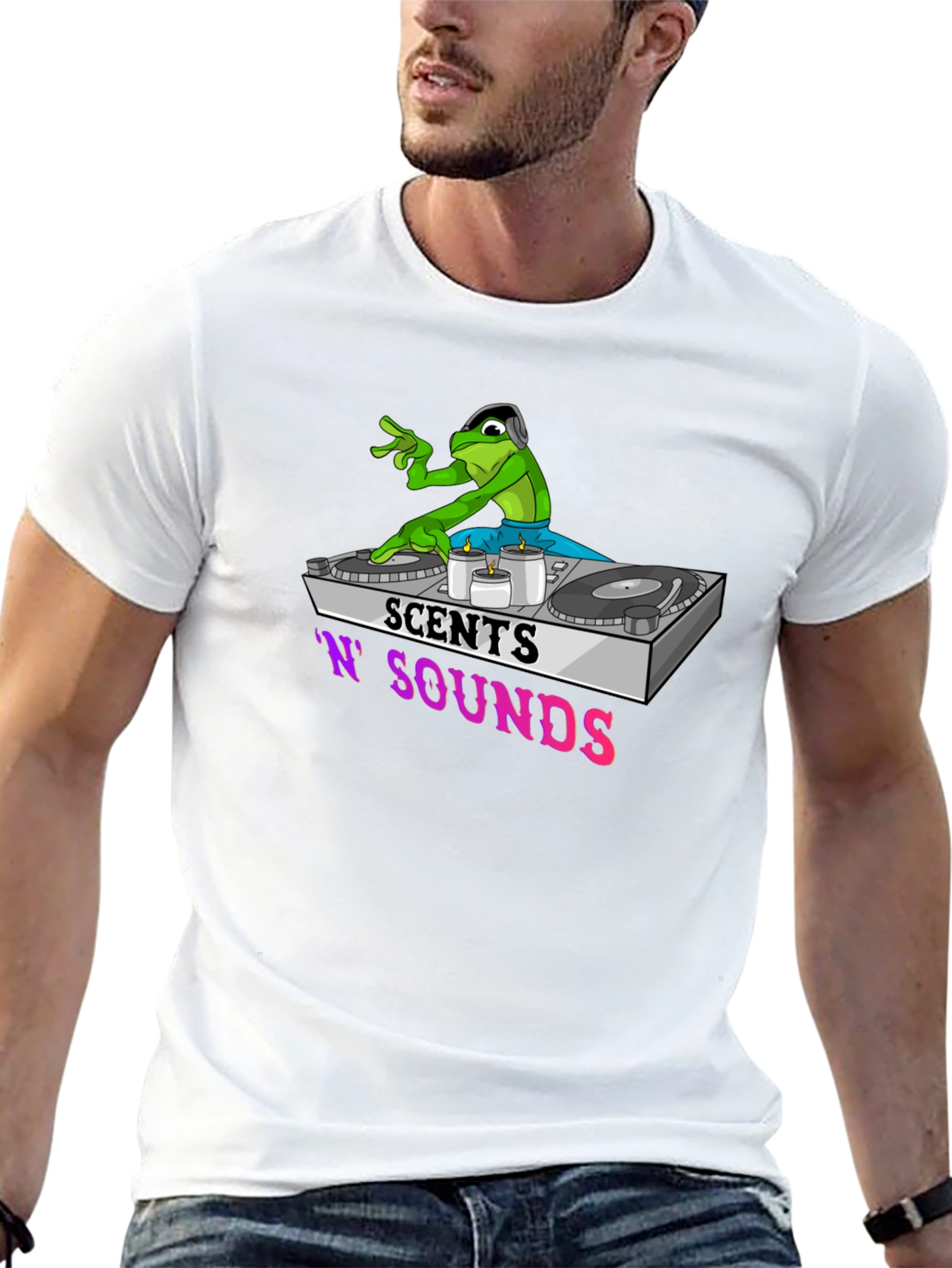 DJ Frog Graphic T-Shirt