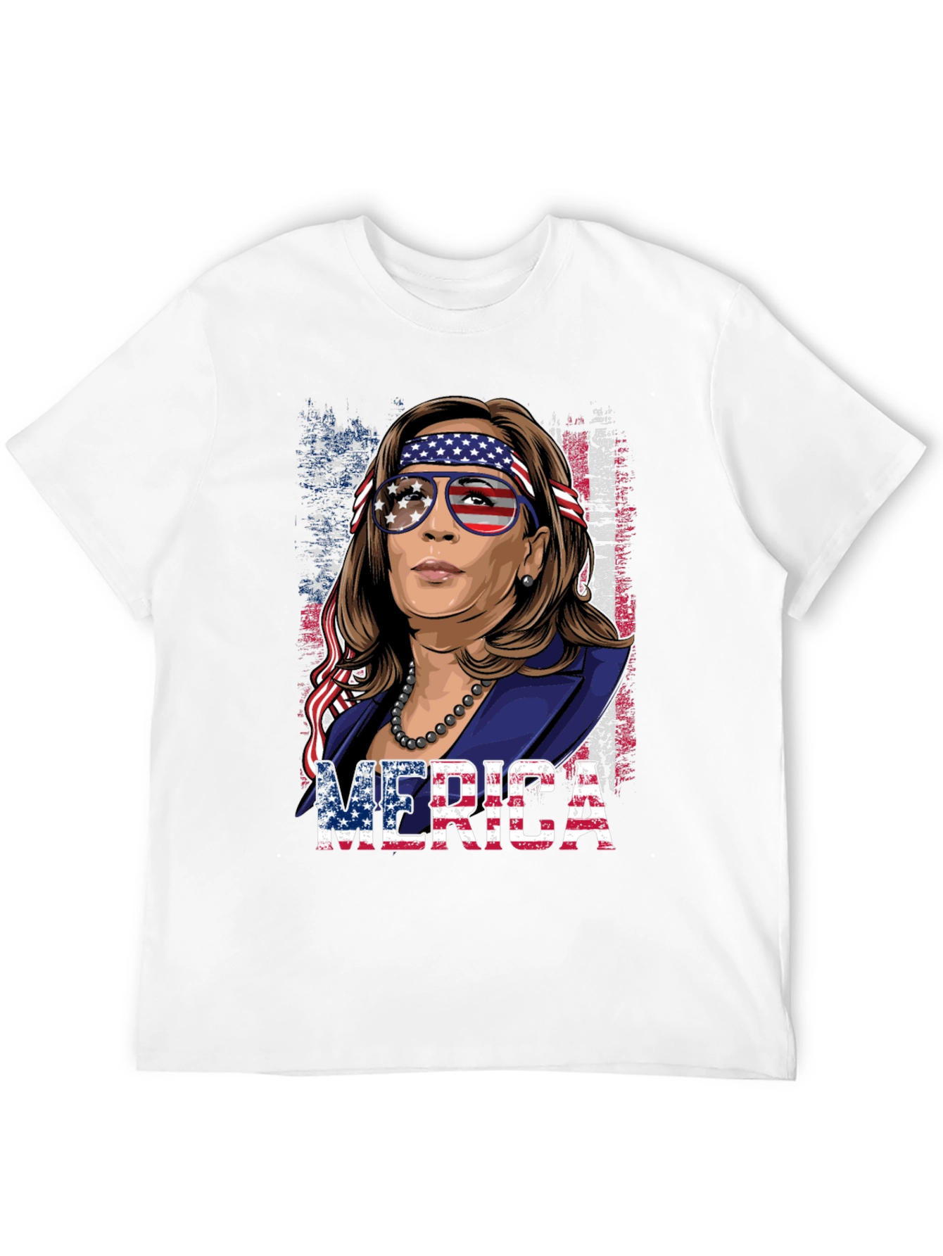 Kamala Harris Patriotic T-Shirt - Merica!