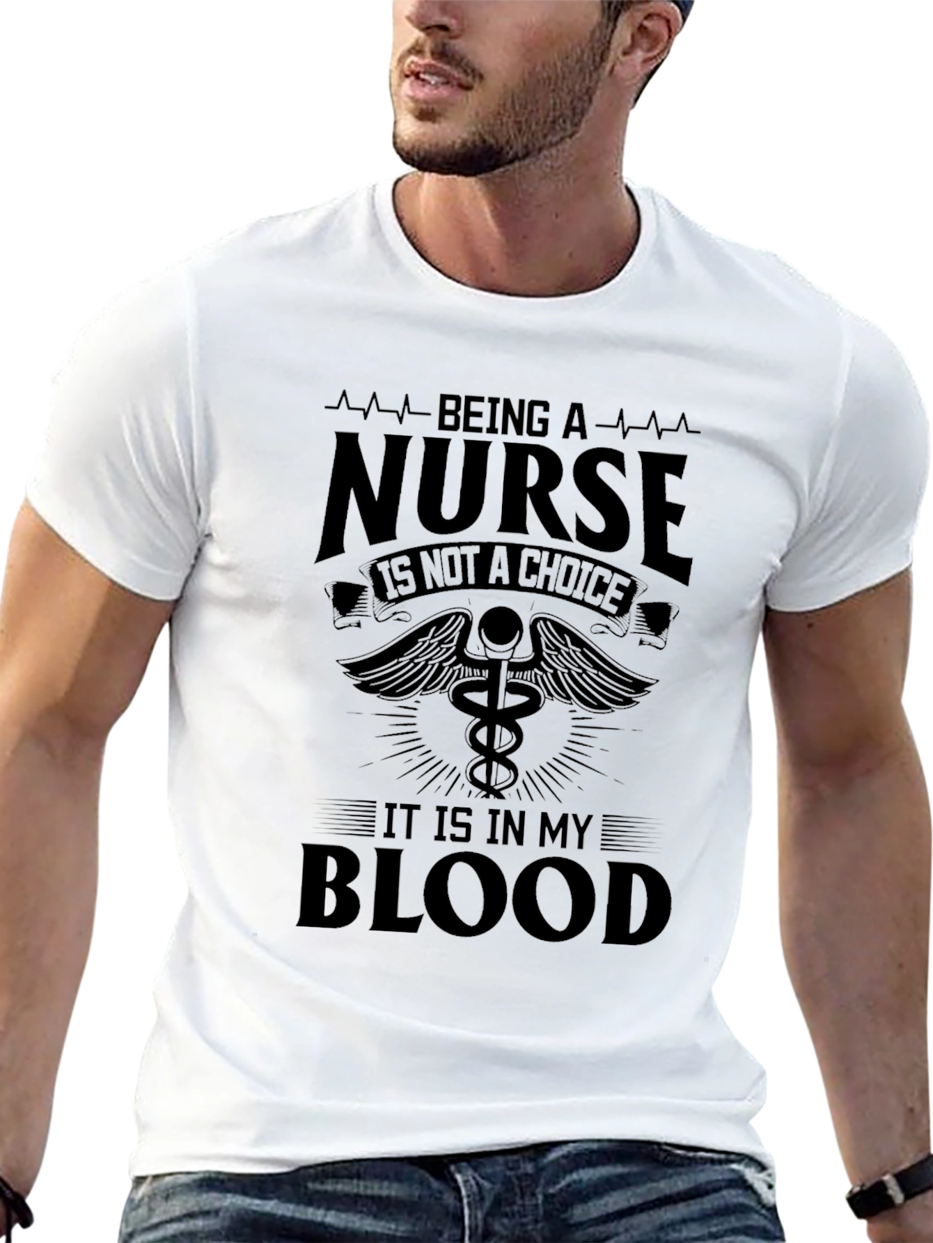 Nurse Blood T-Shirt - Healthcare Apparel
