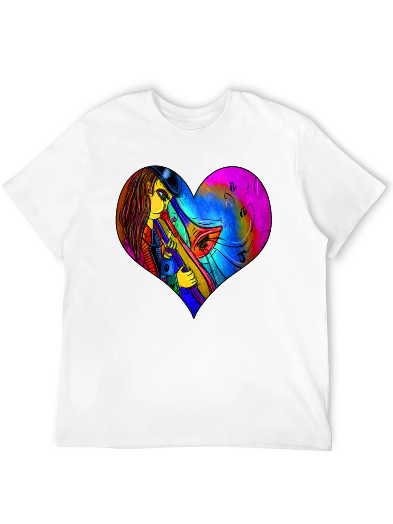 Music Lovers Heart T-Shirt