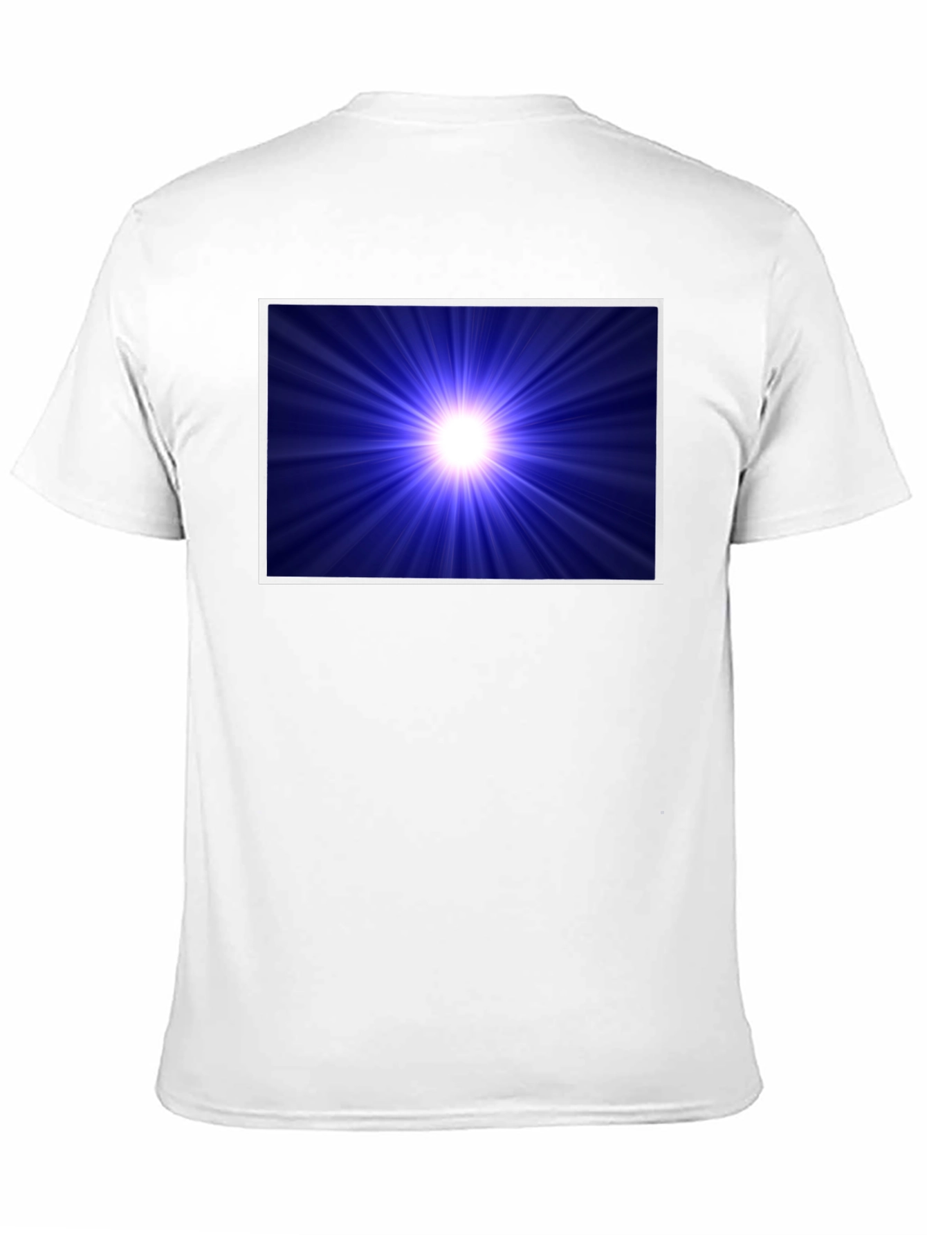 Cosmic Burst Graphic Tee - Black Cotton Blend