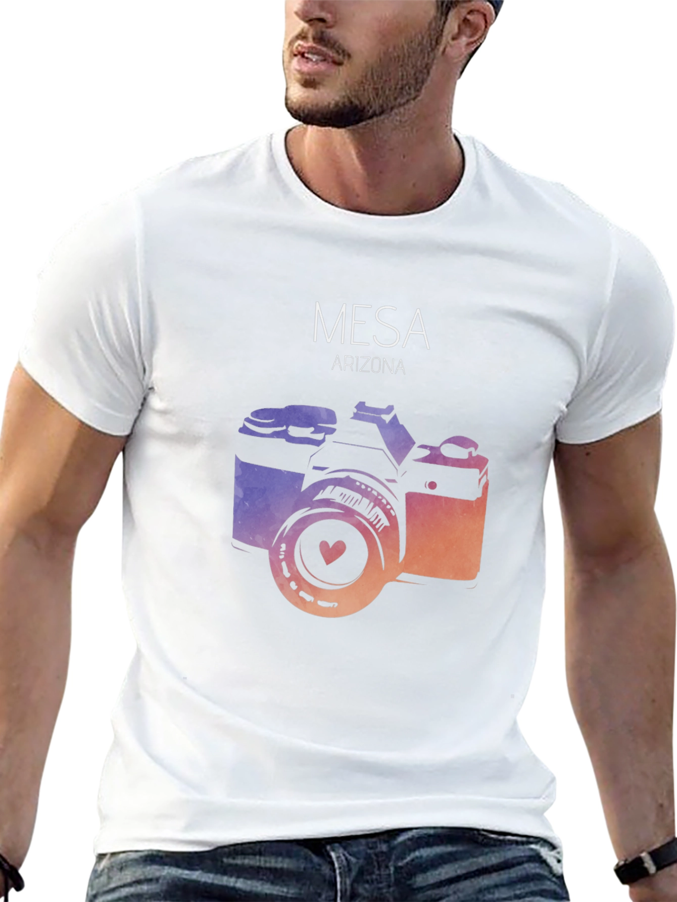 Mesa Arizona Camera Graphic T-Shirt