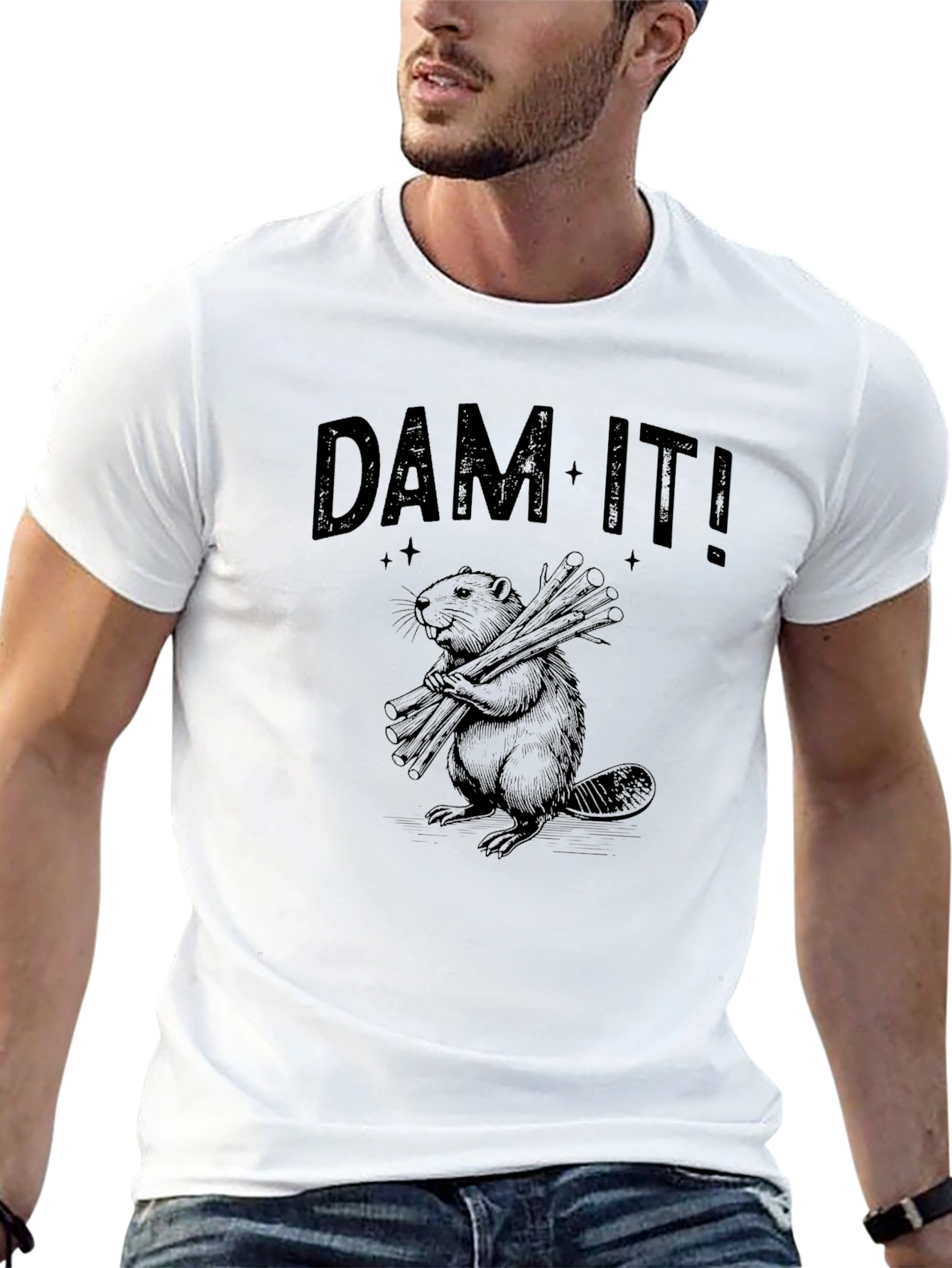 Dam It! Beaver Graphic Novelty T-Shirt
