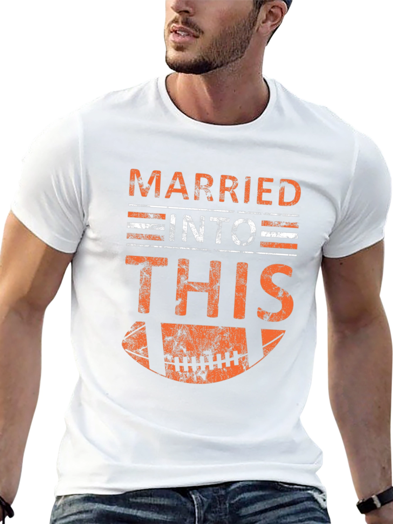 Married Into This Football T-Shirt