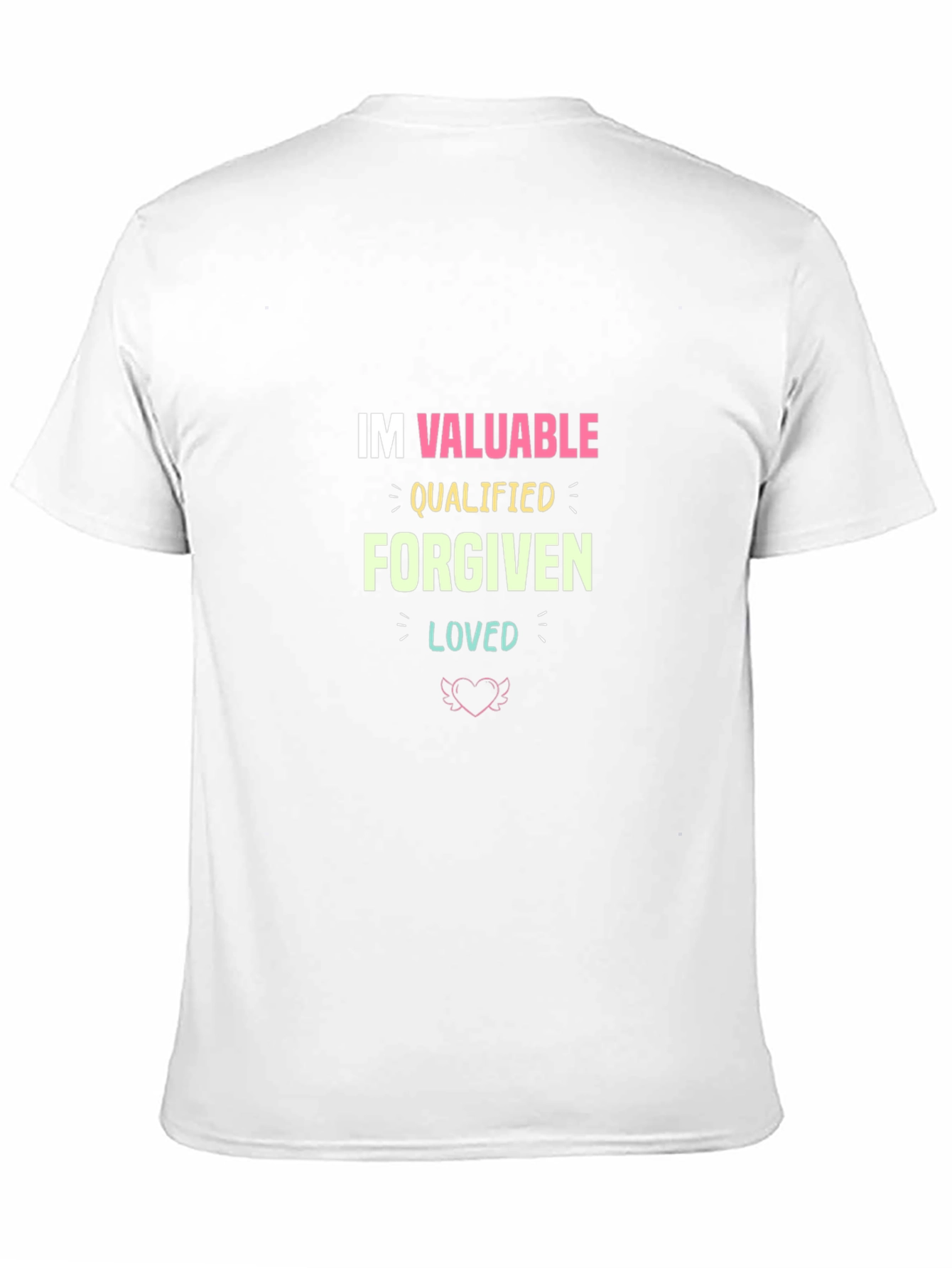 Valuable Qualified Forgiven Loved Graphic T-Shirt