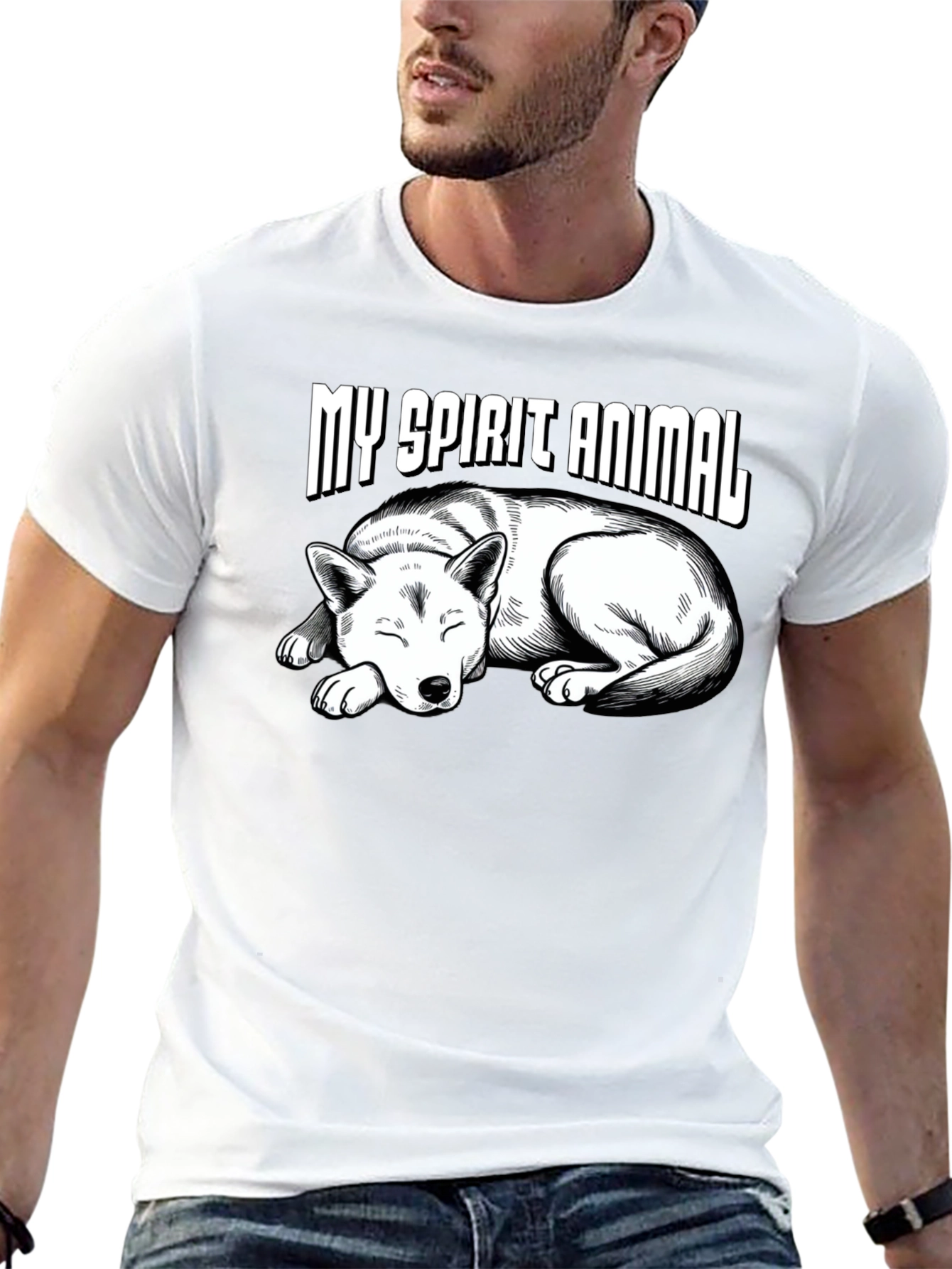 My Spirit Animal Dog Graphic T-Shirt