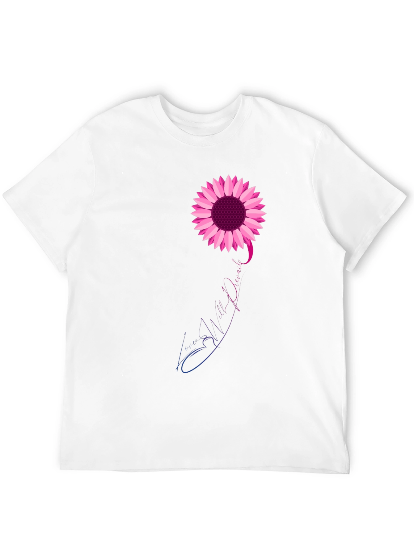 Pink Sunflower Mental Health Awareness T-Shirt