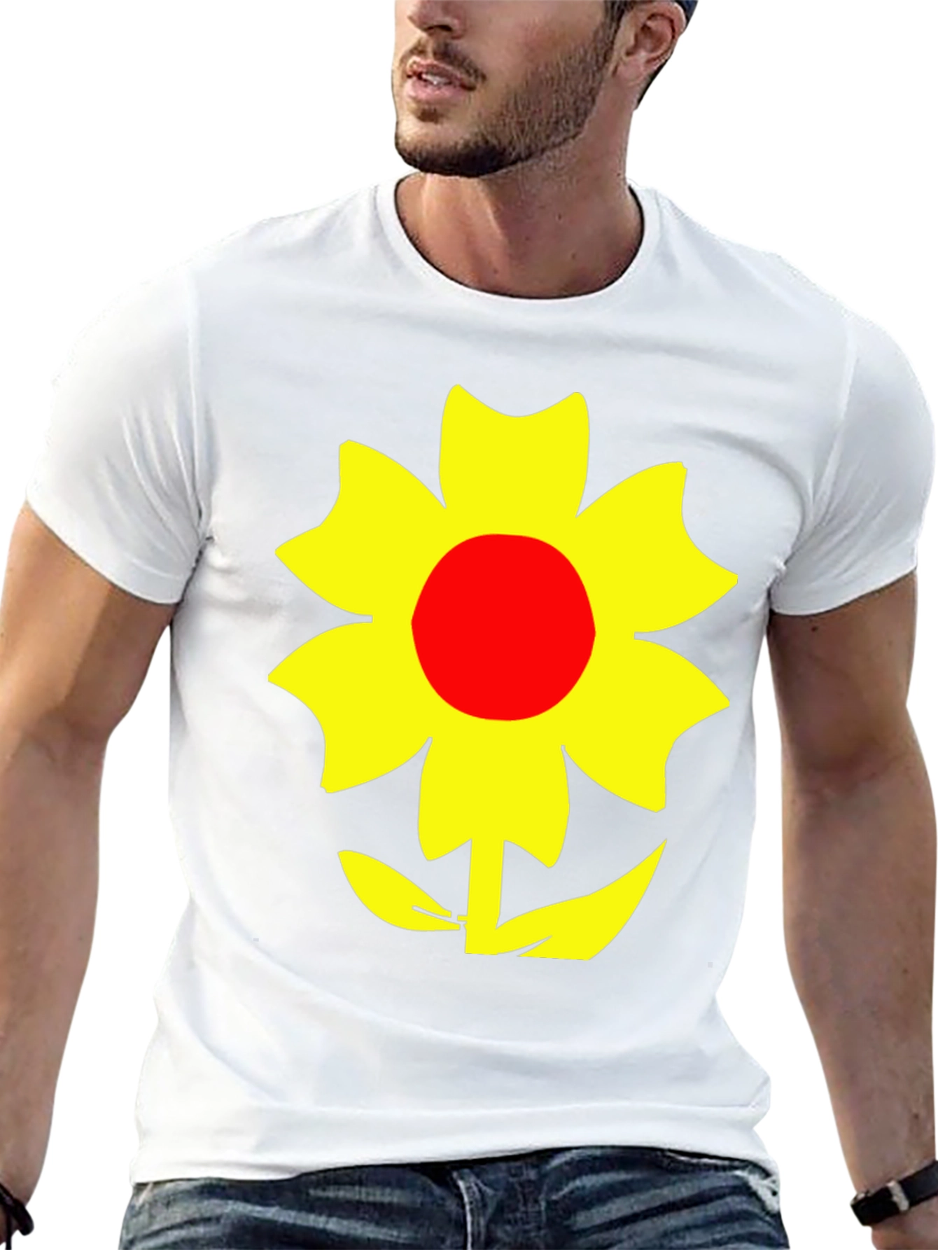Flower Power Tee - Bold Graphic Print Shirt