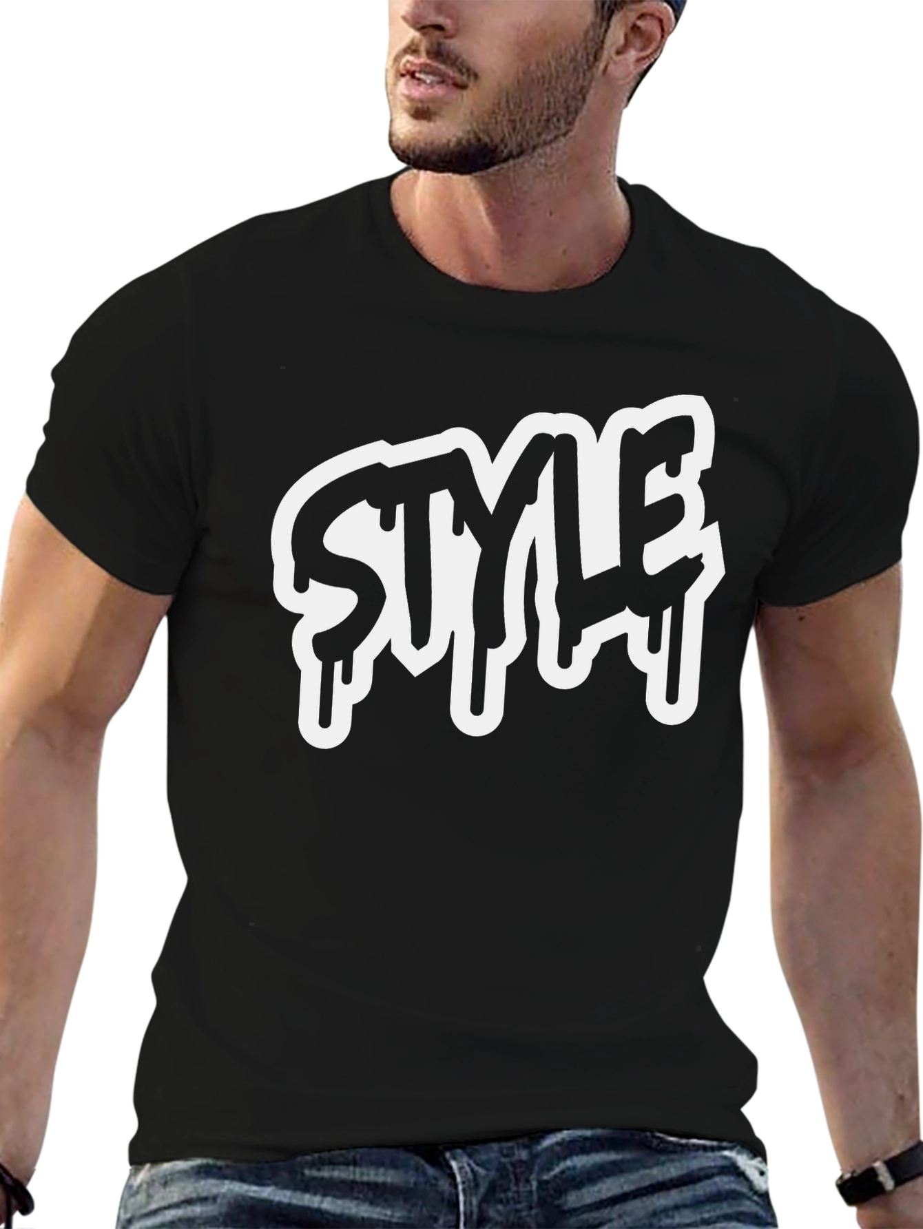 Stylish Black T-Shirt with STYLE Print