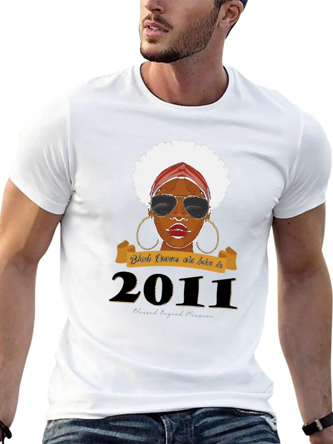 Black Queen Born in 2011 Graphic Tee