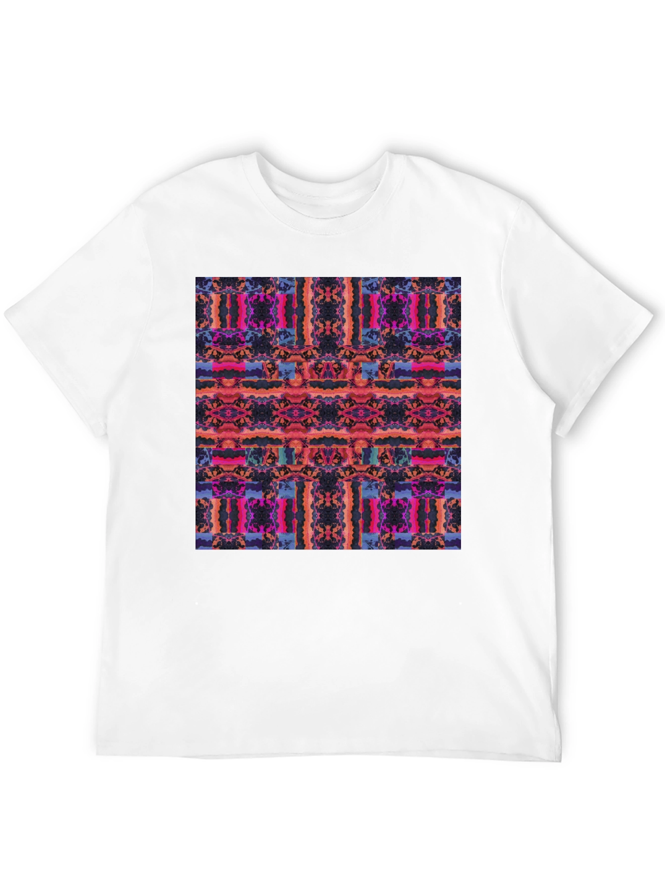 Abstract Art Tee - Bold Patterned Graphic T-Shirt