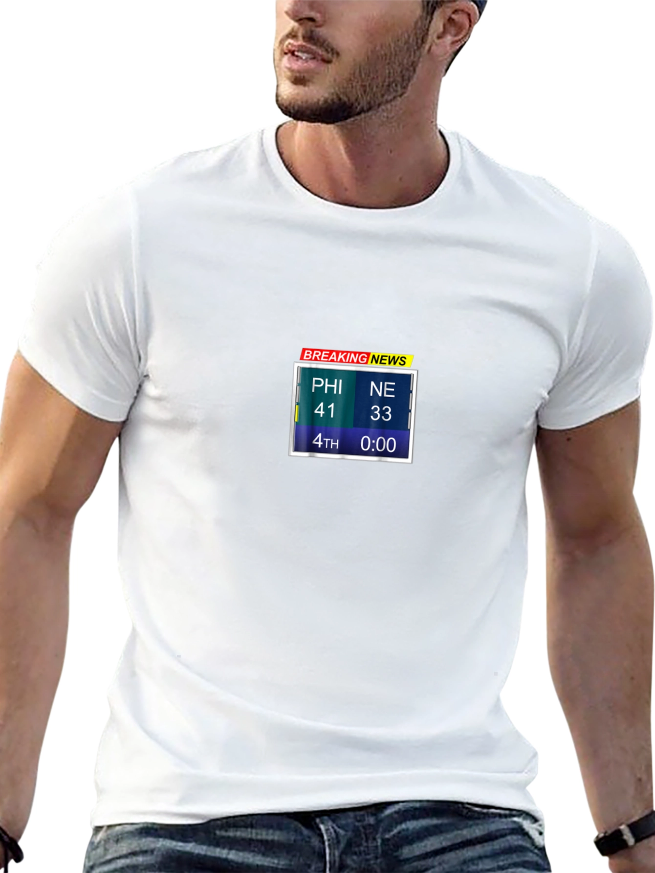 PHI vs NE Breaking News T-Shirt