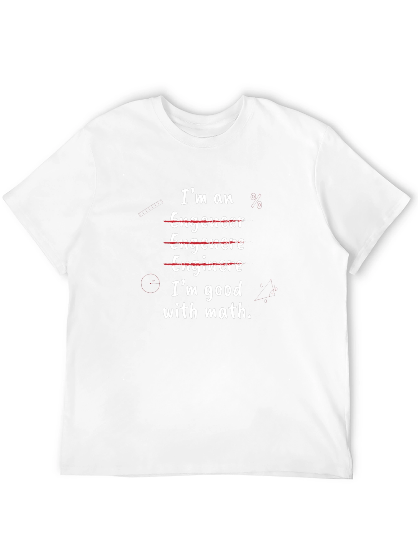 Funny Engineer Math T-Shirt - Black