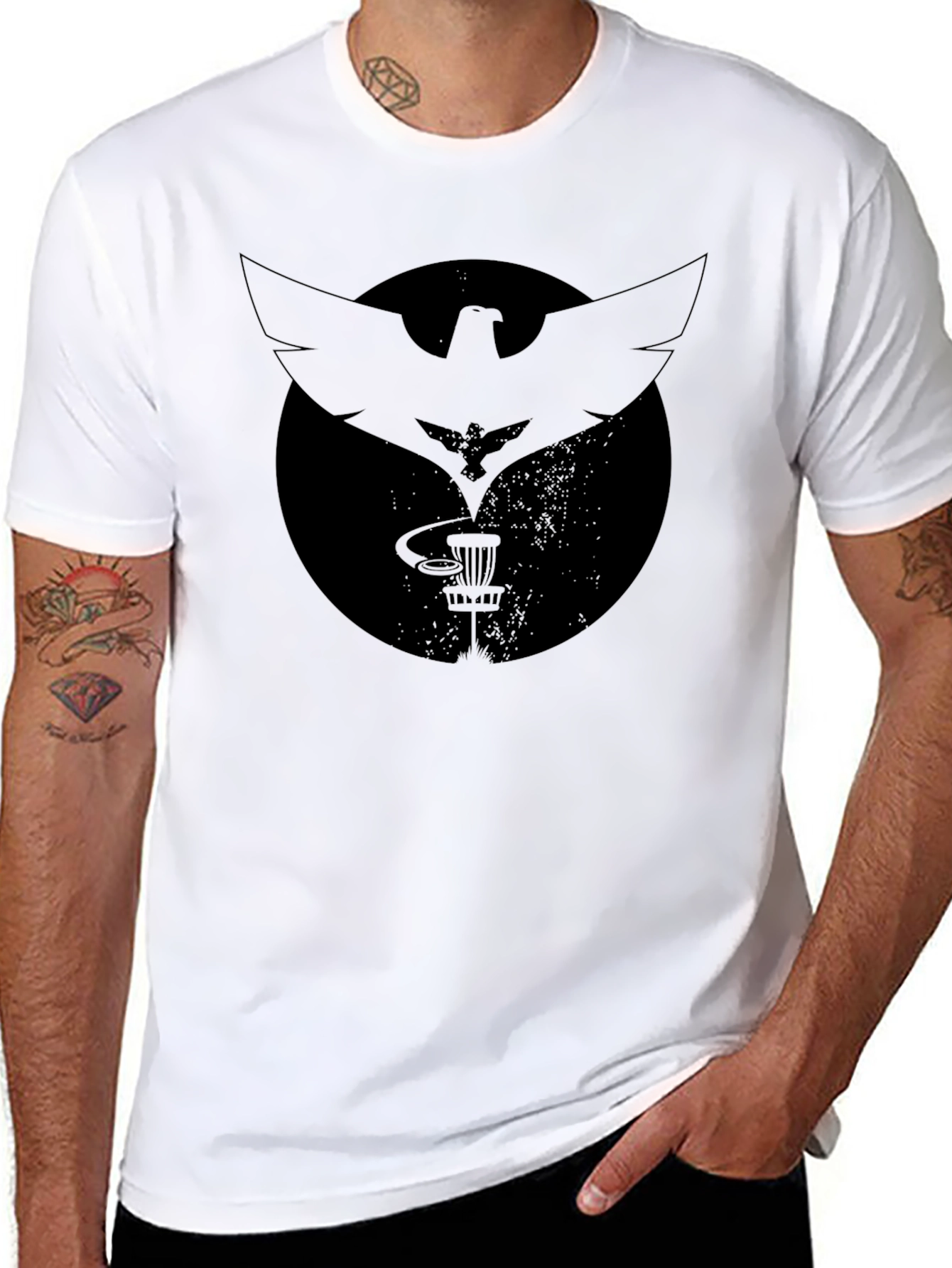 Phoenix Disc Golf T-Shirt - Black Graphic Tee