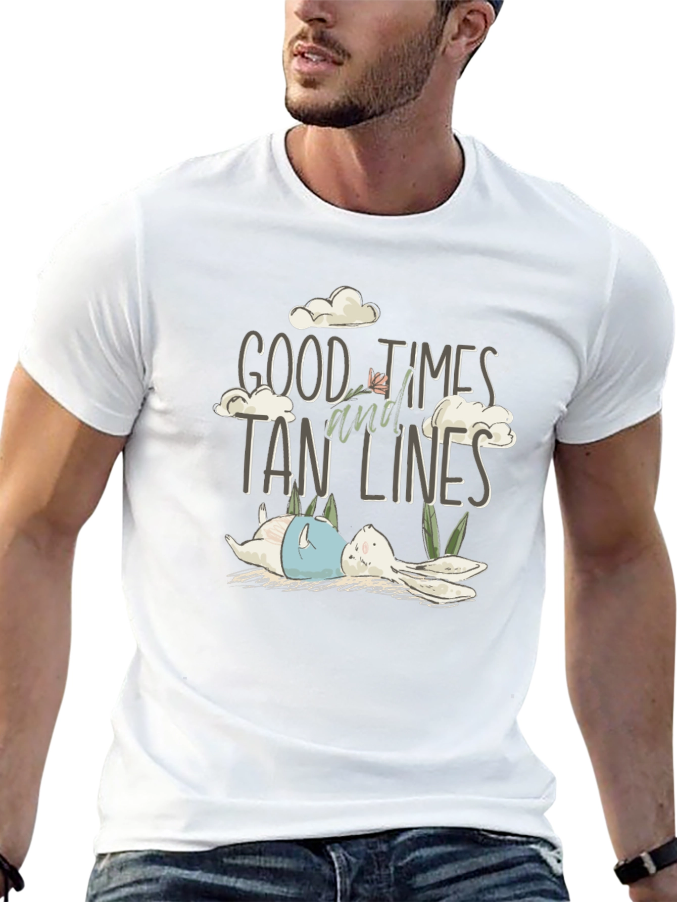 Good Times & Tan Lines Bunny Graphic Tee