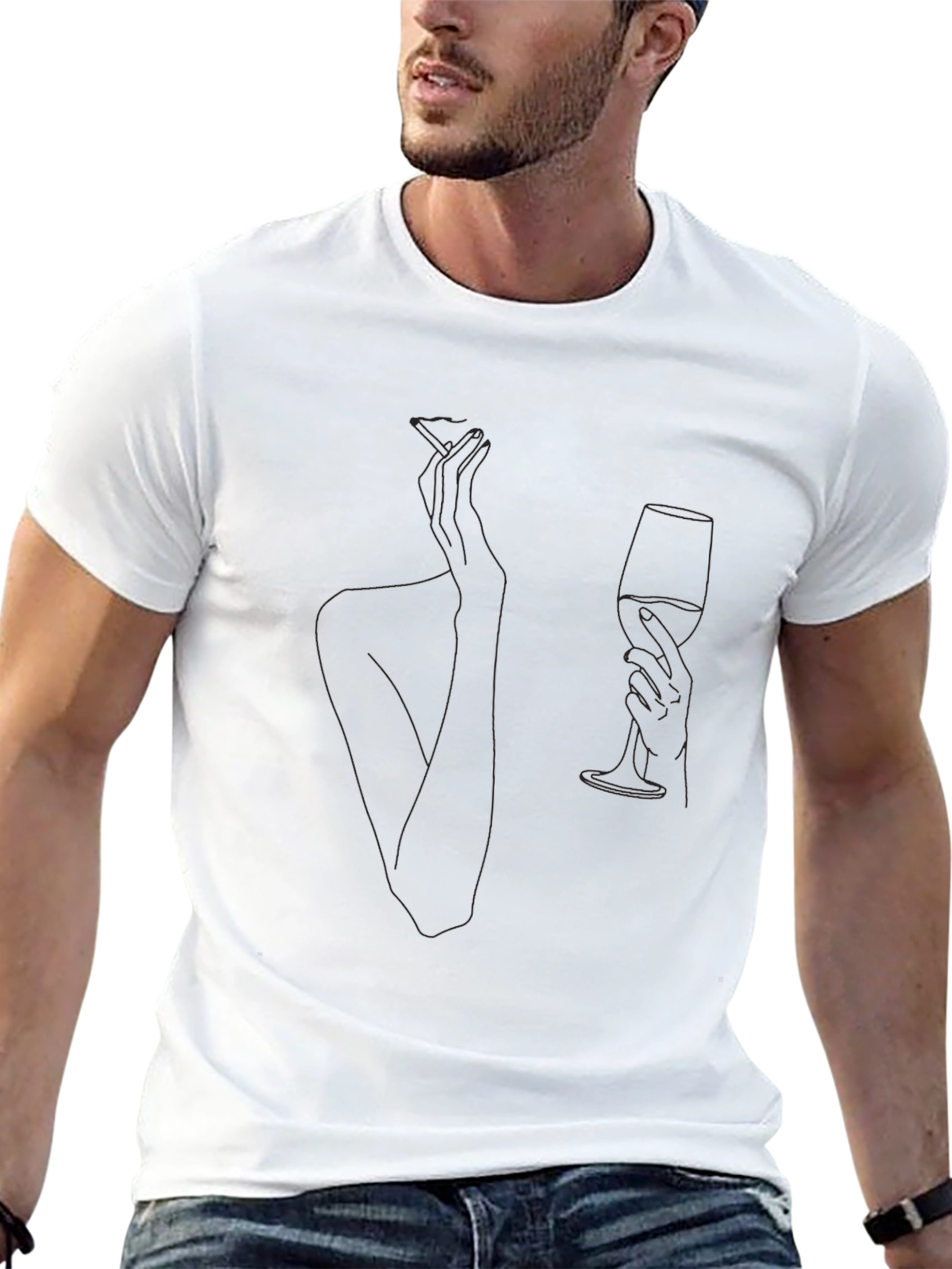 Minimalist Wine Lovers Tee
