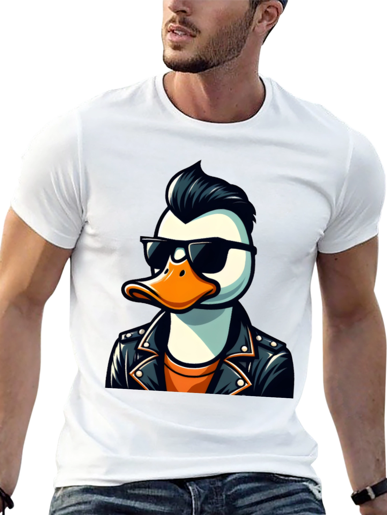 Cool Duck T-Shirt - Rocker Style