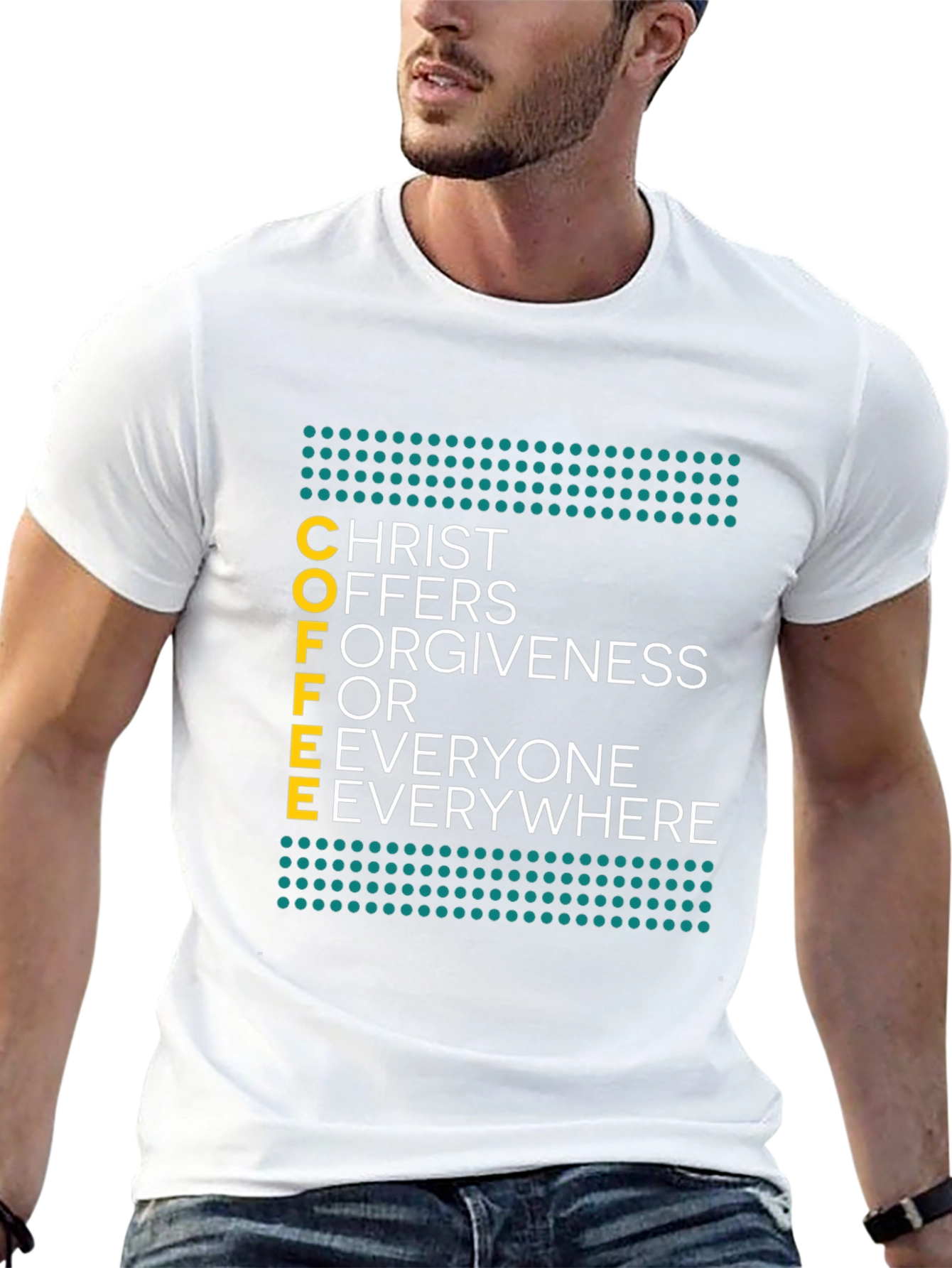 COFFEE Christ Graphic T-Shirt