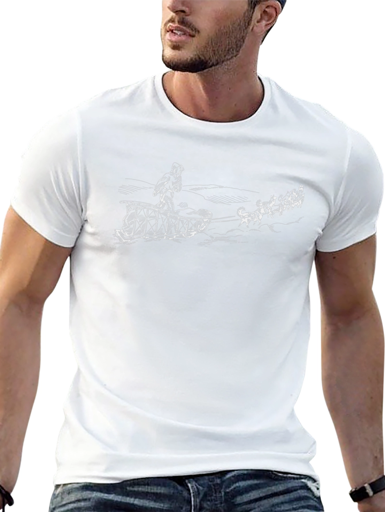 Dog Sled T-Shirt - Unique Design