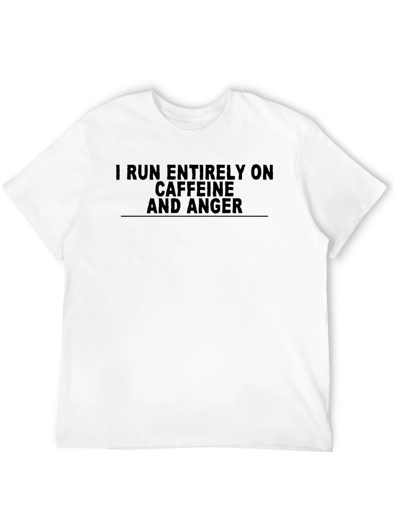 Caffeine and Anger T-Shirt - Black Graphic Tee