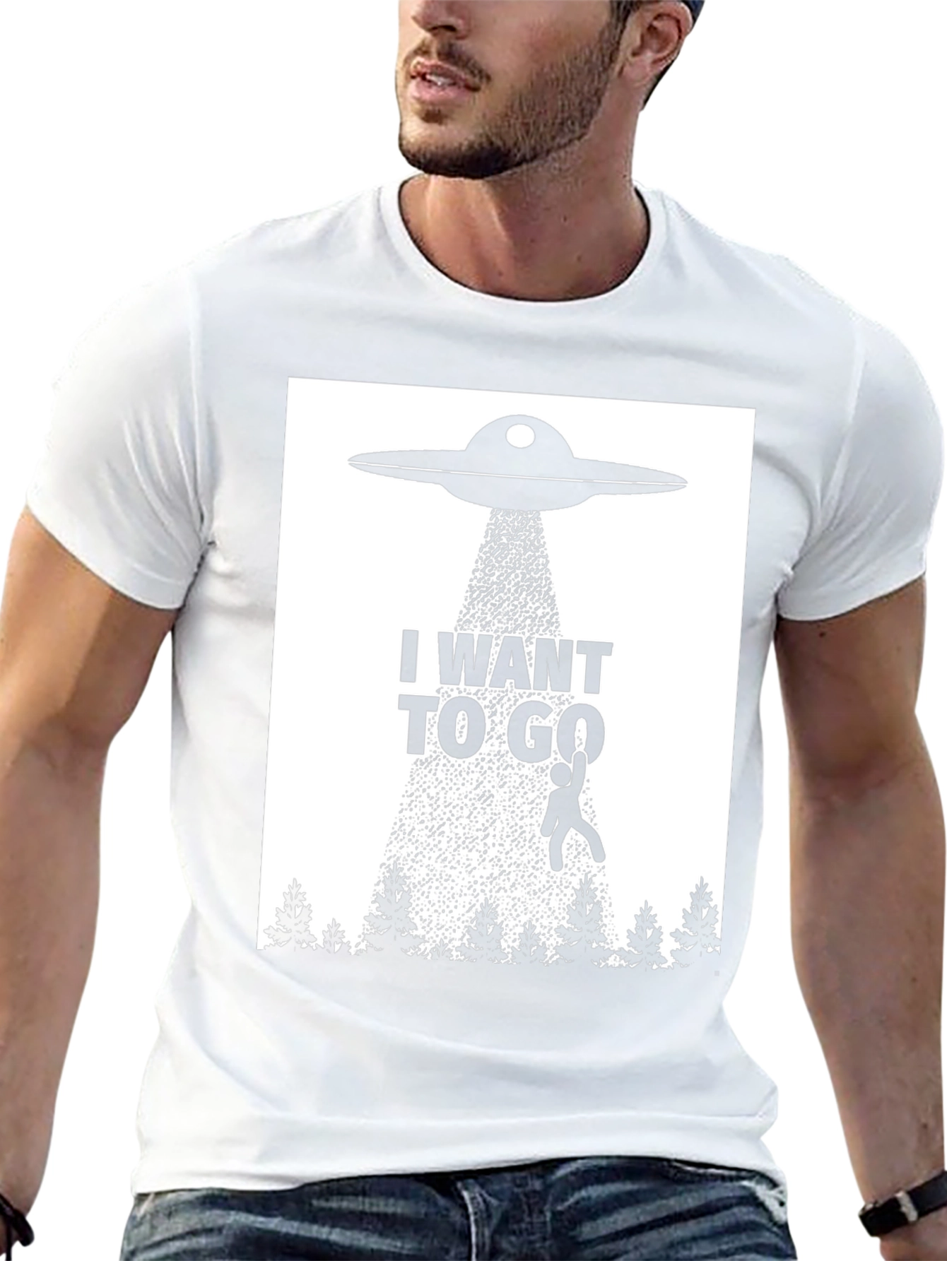 I Want To Go UFO Abduction T-Shirt