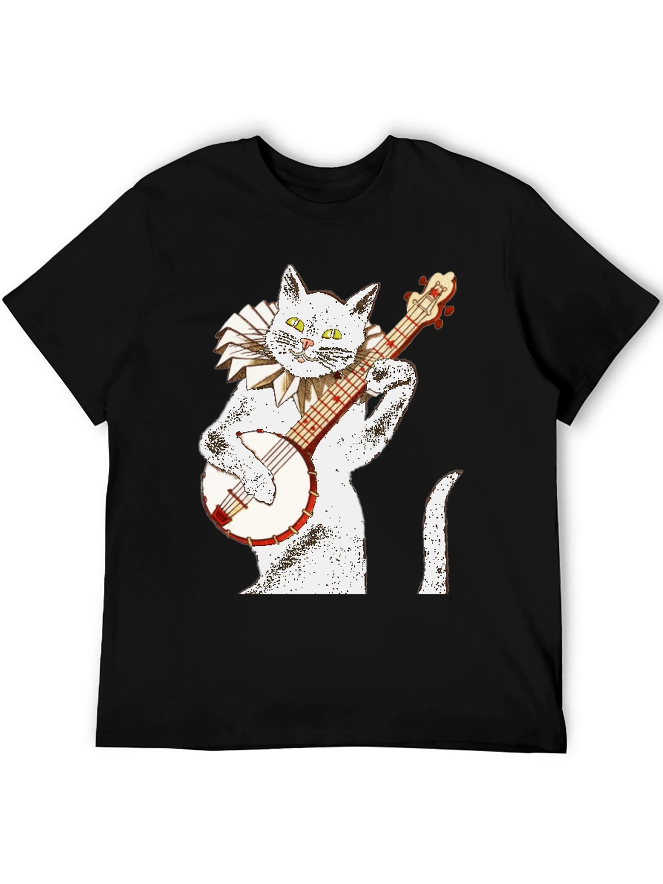 Cat Playing Banjo T-Shirt