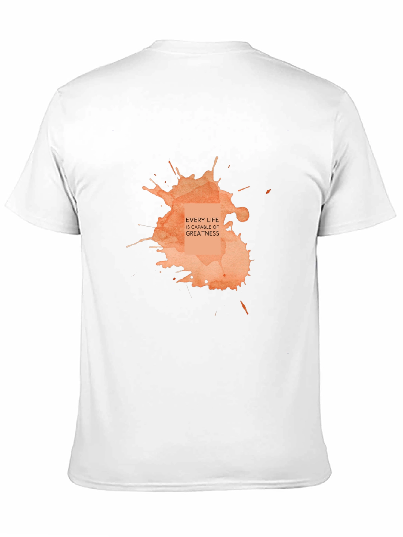 Every Life is Capable of Greatness Black Tee