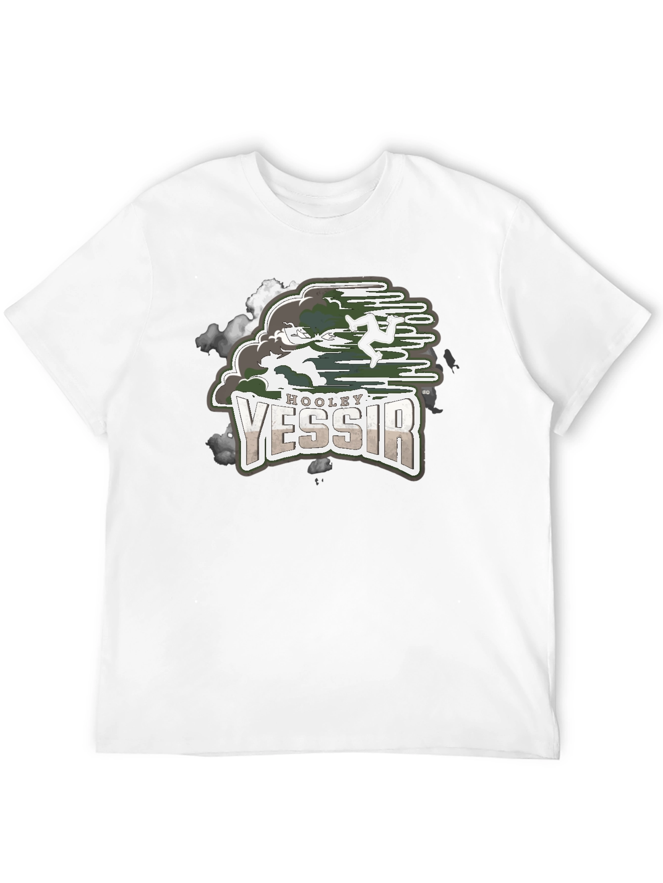 Hooley Yessir Graphic T-Shirt - Isle of Man Design