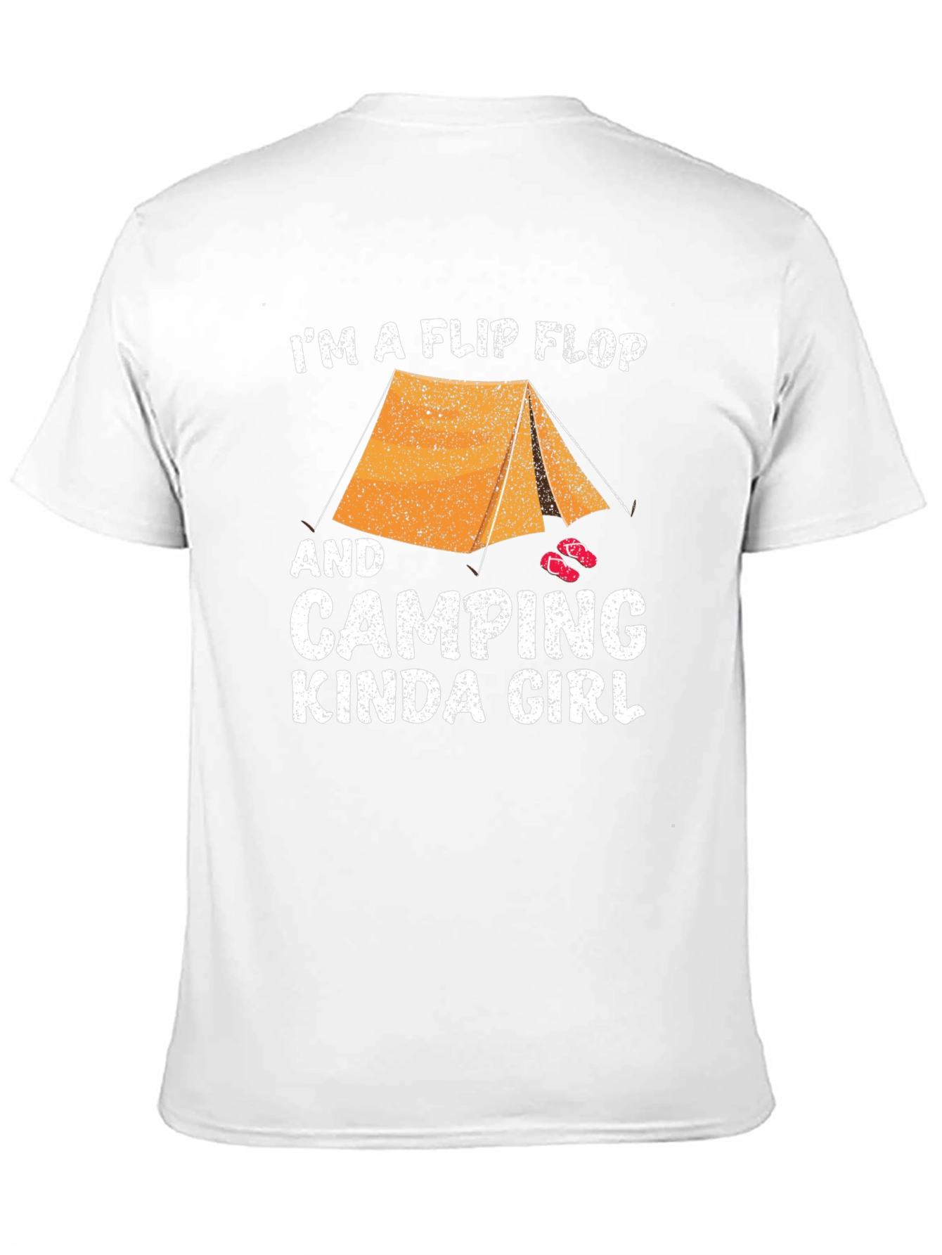 Camping Kinda Girl Tee - Flip Flop Tent