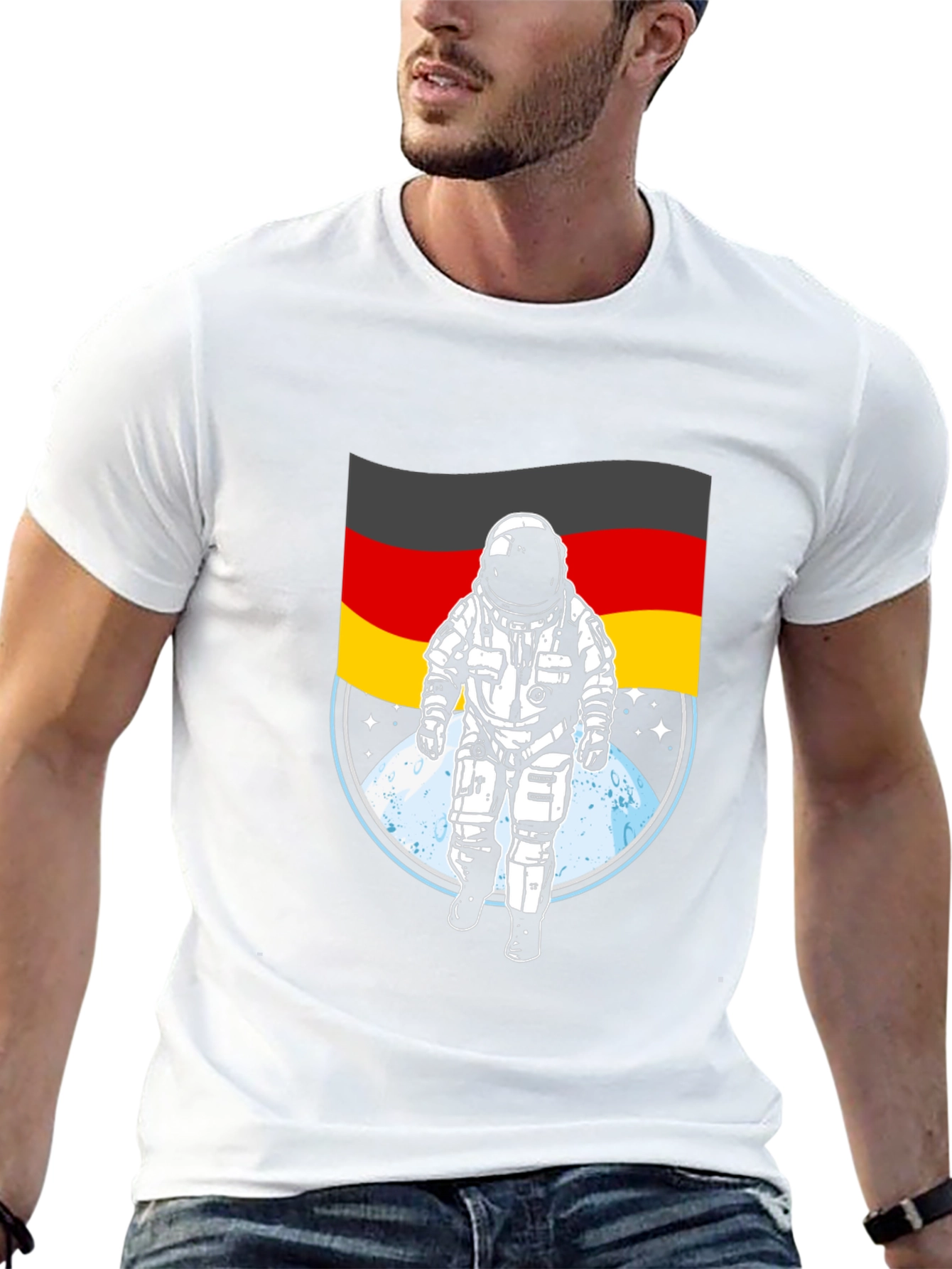 German Astronaut T-Shirt - Space Travel Souvenir