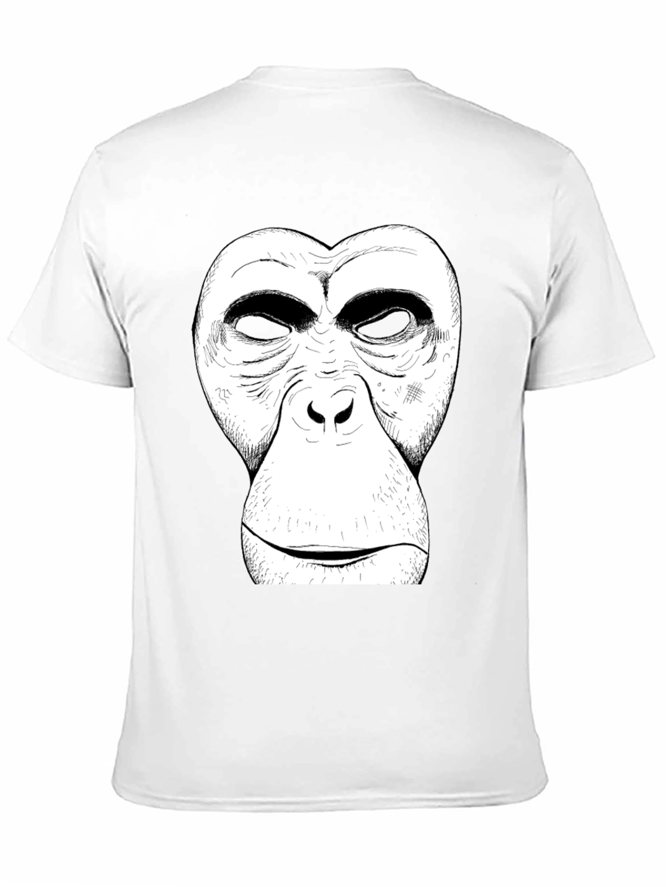 Ape Face Graphic T-Shirt - Mens Black Tee