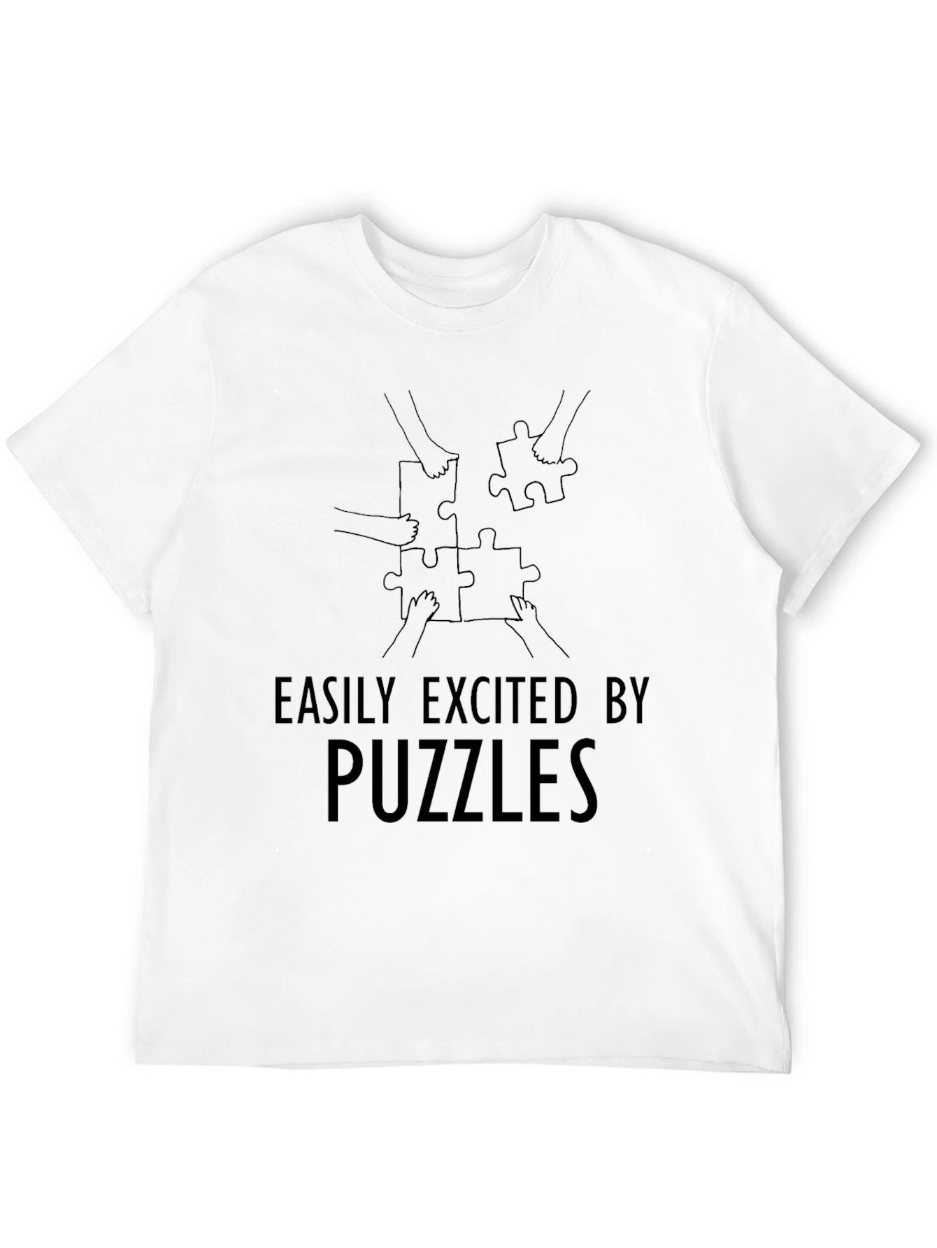 Easily Excited By Puzzles T-Shirt