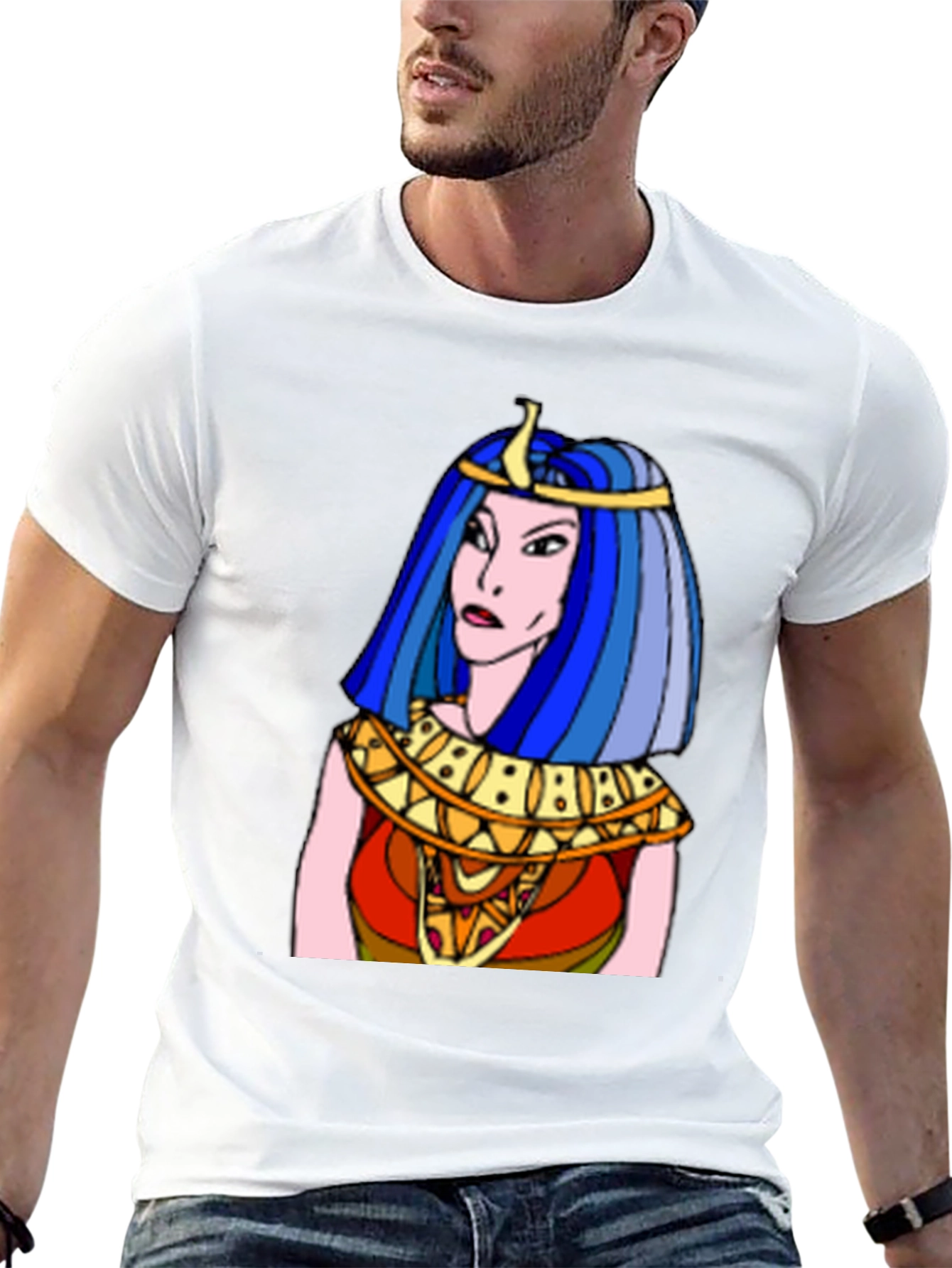 Cleopatra Graphic T-Shirt - Classic Egyptian Style