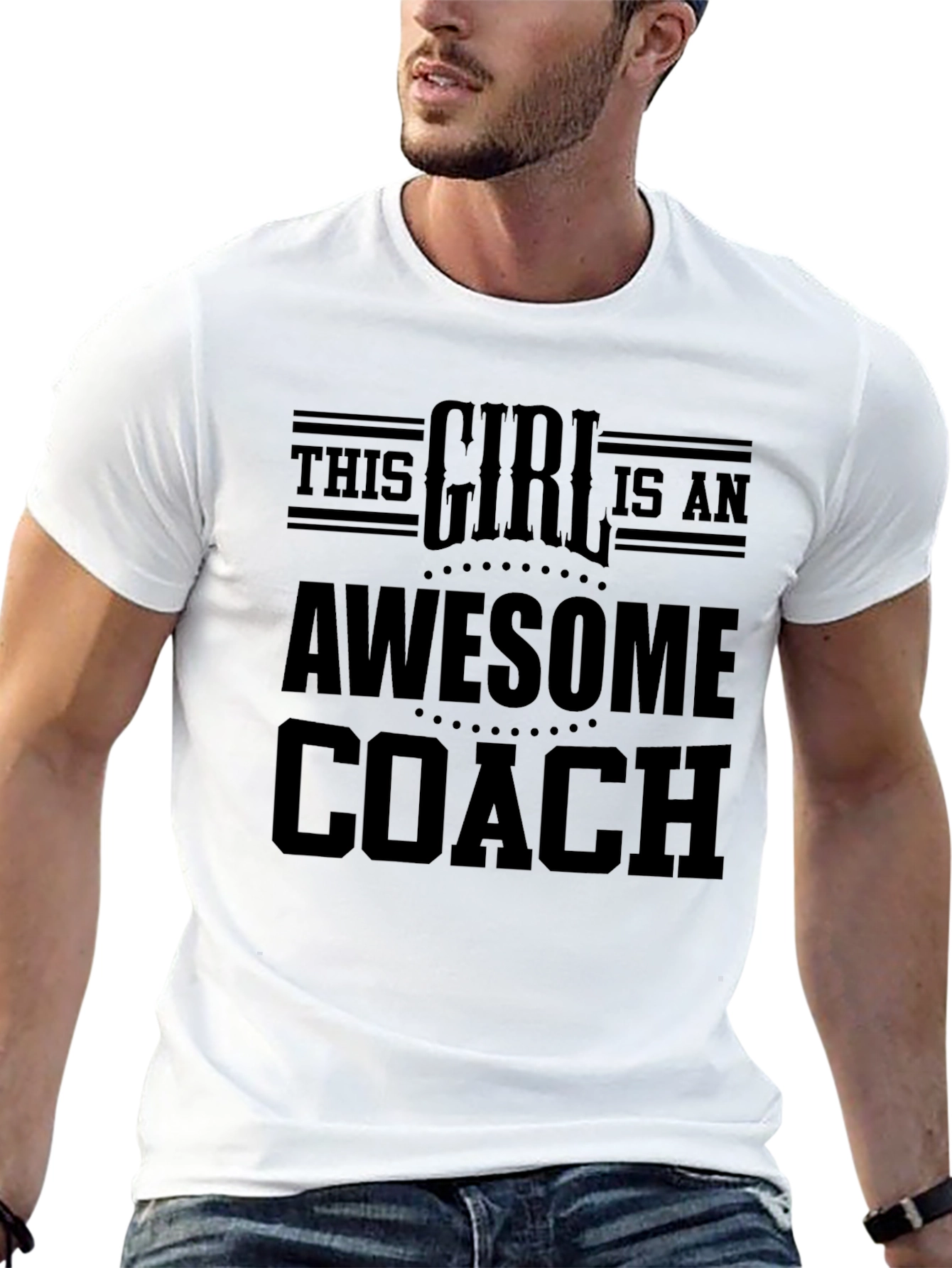 Awesome Coach Girl T-Shirt Sports Training Gift